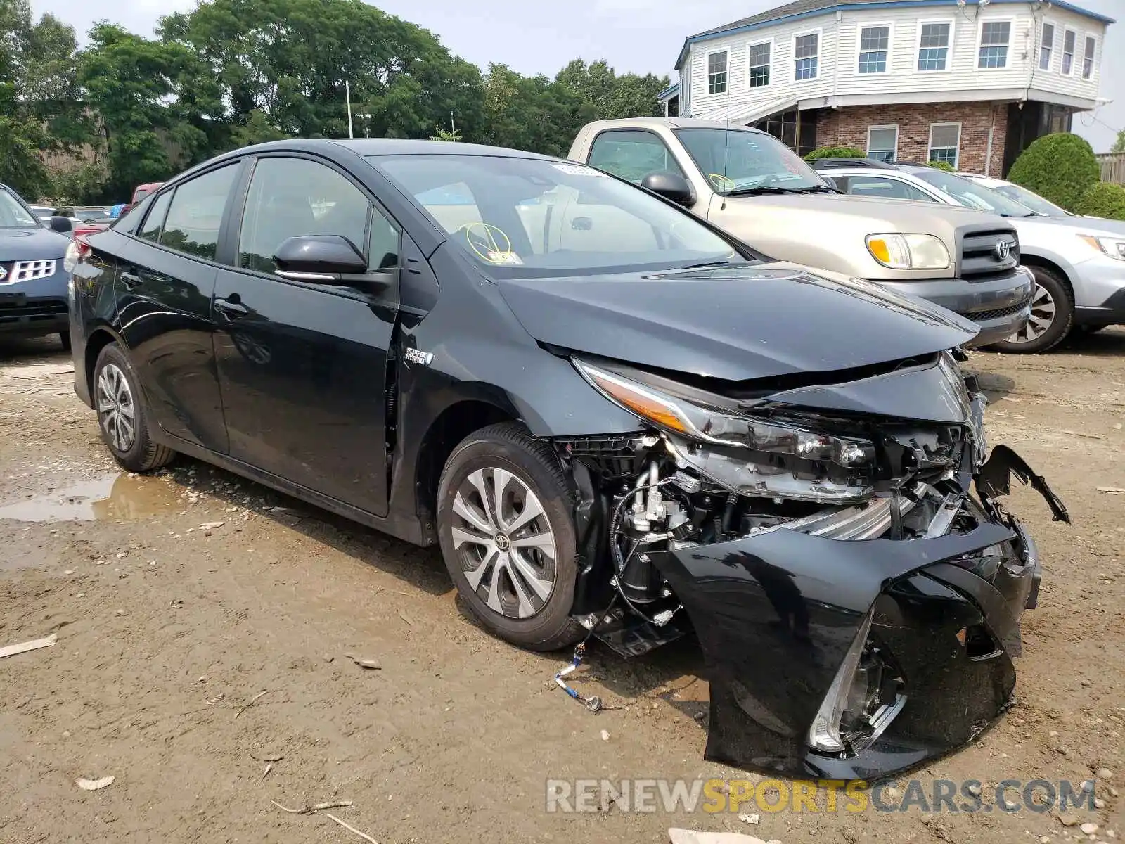 1 Photograph of a damaged car JTDKAMFP9M3182951 TOYOTA PRIUS 2021