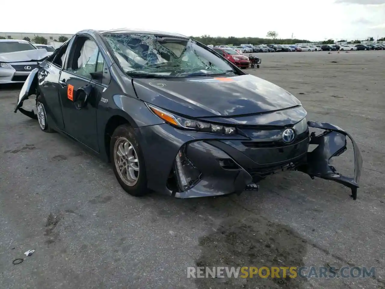 1 Photograph of a damaged car JTDKAMFP9M3184070 TOYOTA PRIUS 2021