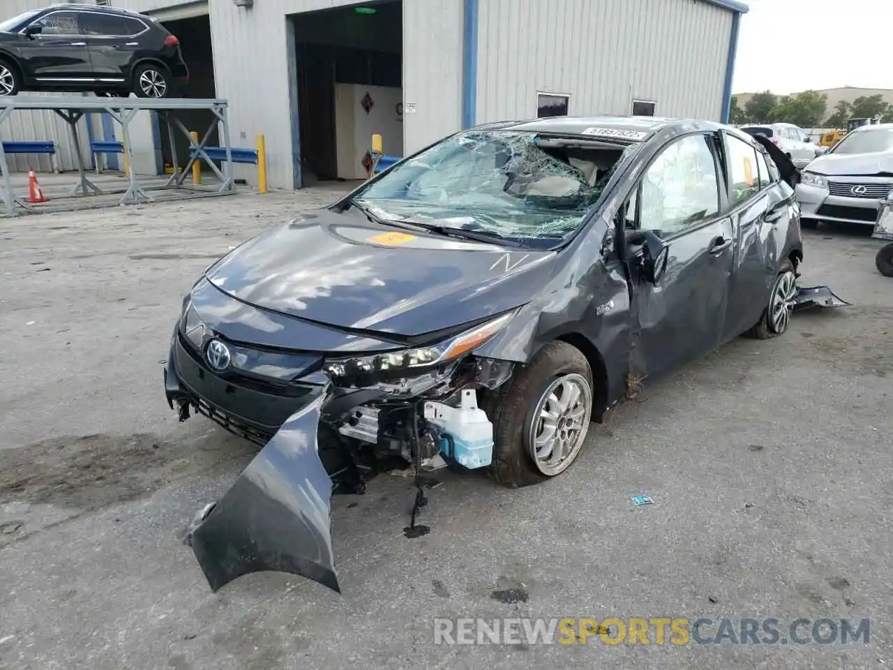 2 Photograph of a damaged car JTDKAMFP9M3184070 TOYOTA PRIUS 2021