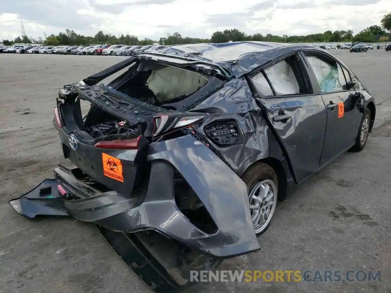 4 Photograph of a damaged car JTDKAMFP9M3184070 TOYOTA PRIUS 2021