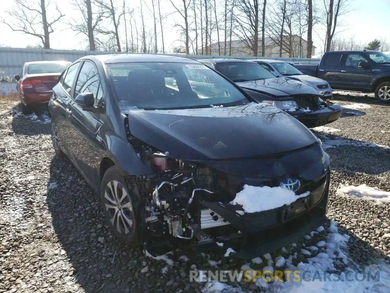 1 Photograph of a damaged car JTDKAMFP9M3189933 TOYOTA PRIUS 2021