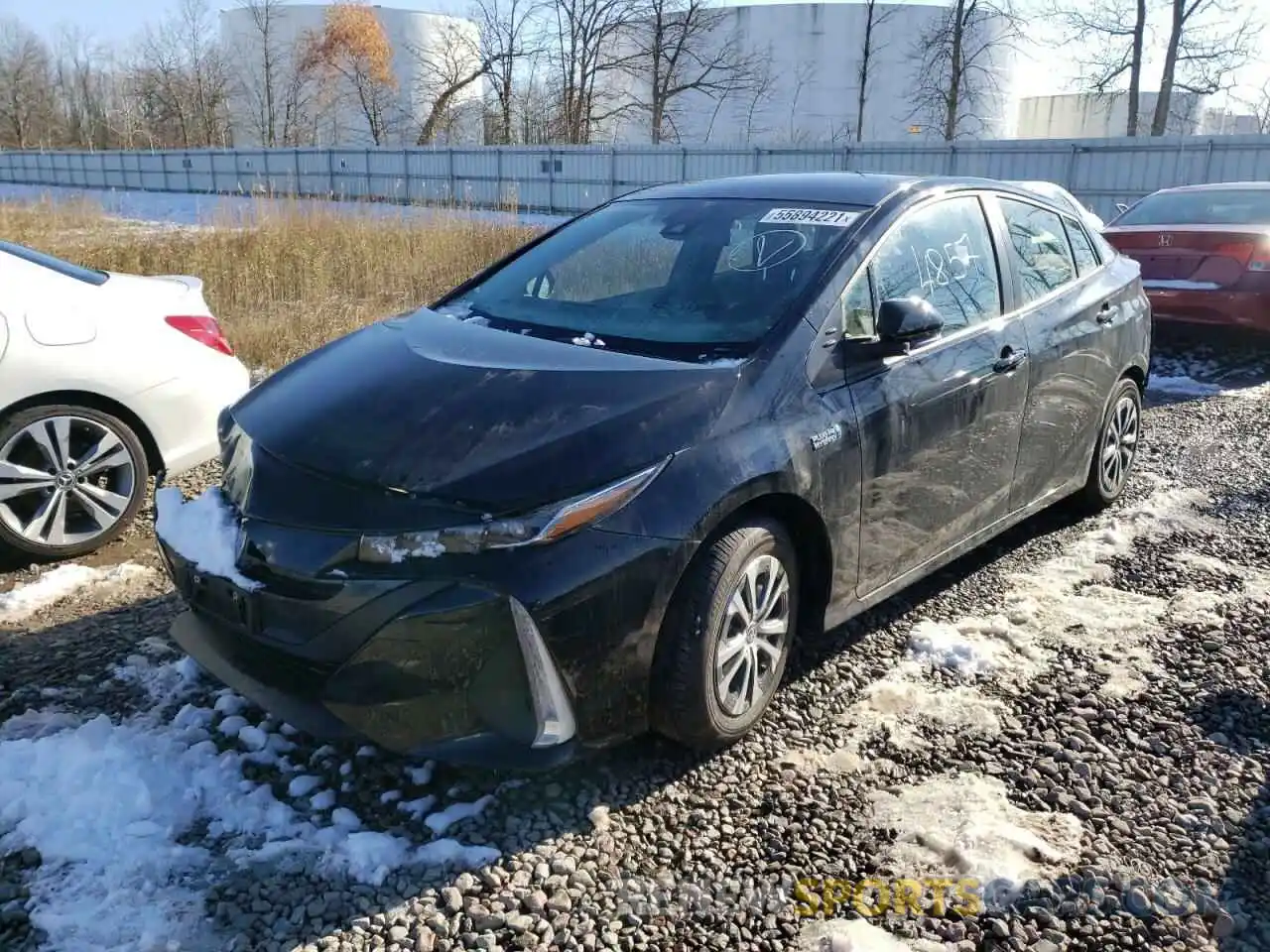 2 Photograph of a damaged car JTDKAMFP9M3189933 TOYOTA PRIUS 2021