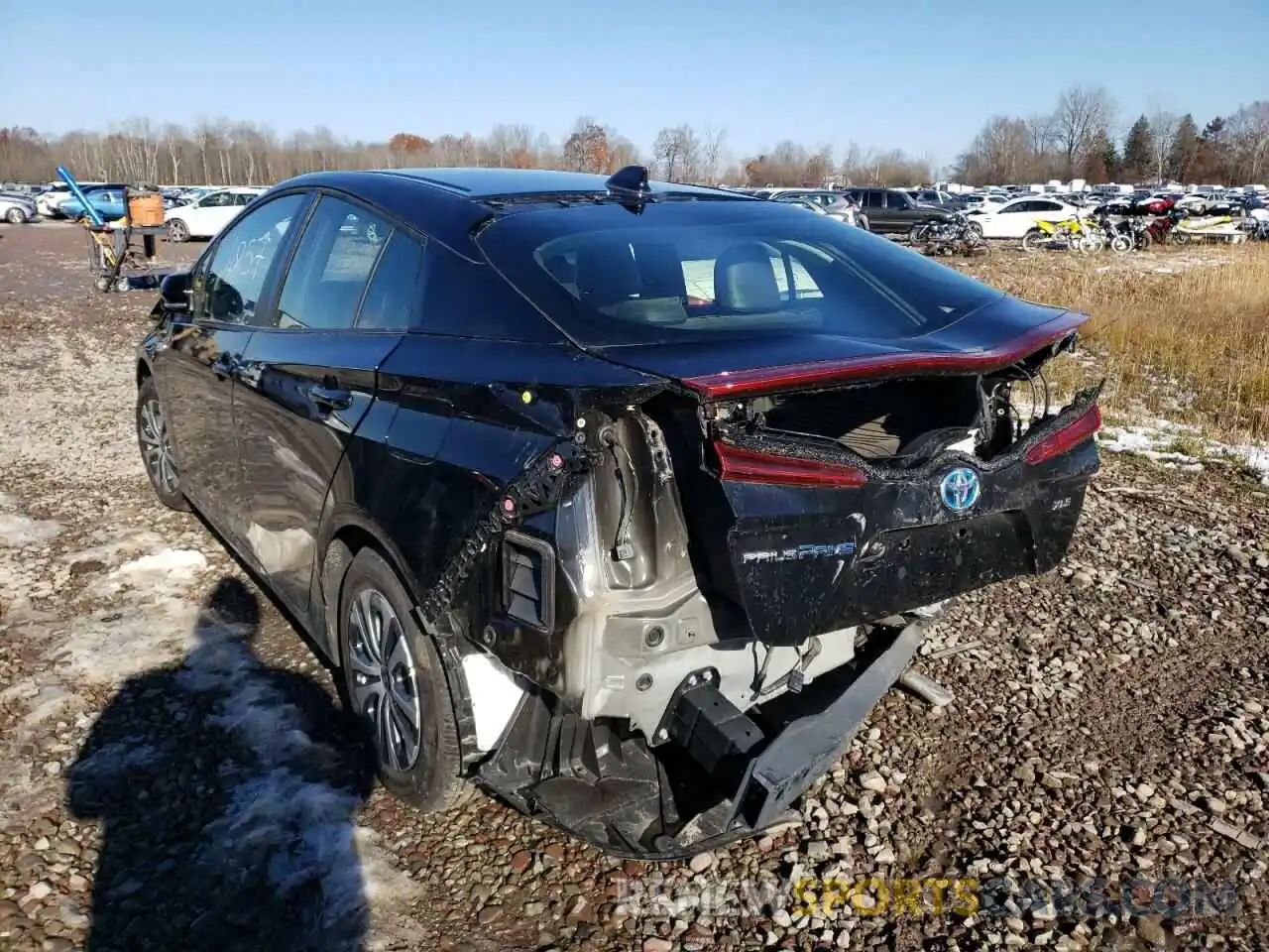 3 Photograph of a damaged car JTDKAMFP9M3189933 TOYOTA PRIUS 2021