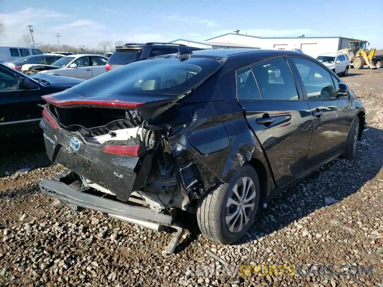 4 Photograph of a damaged car JTDKAMFP9M3189933 TOYOTA PRIUS 2021