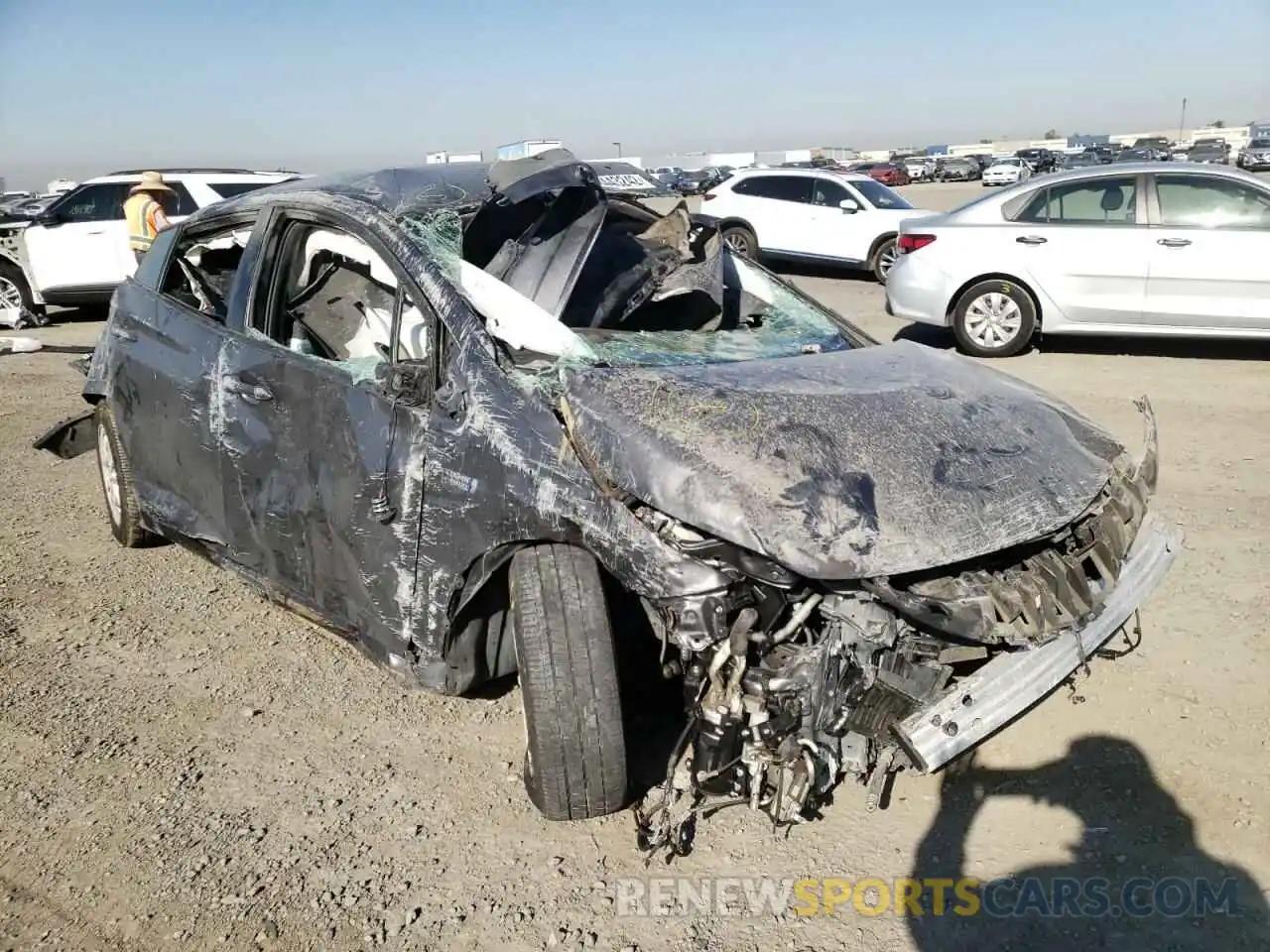 1 Photograph of a damaged car JTDKAMFP9M3192542 TOYOTA PRIUS 2021