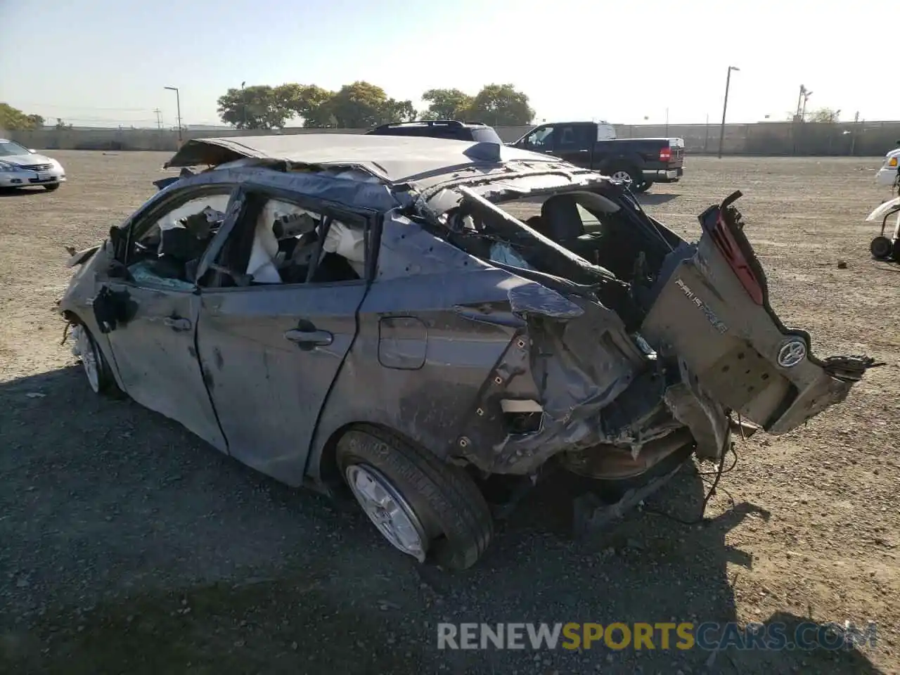 3 Photograph of a damaged car JTDKAMFP9M3192542 TOYOTA PRIUS 2021