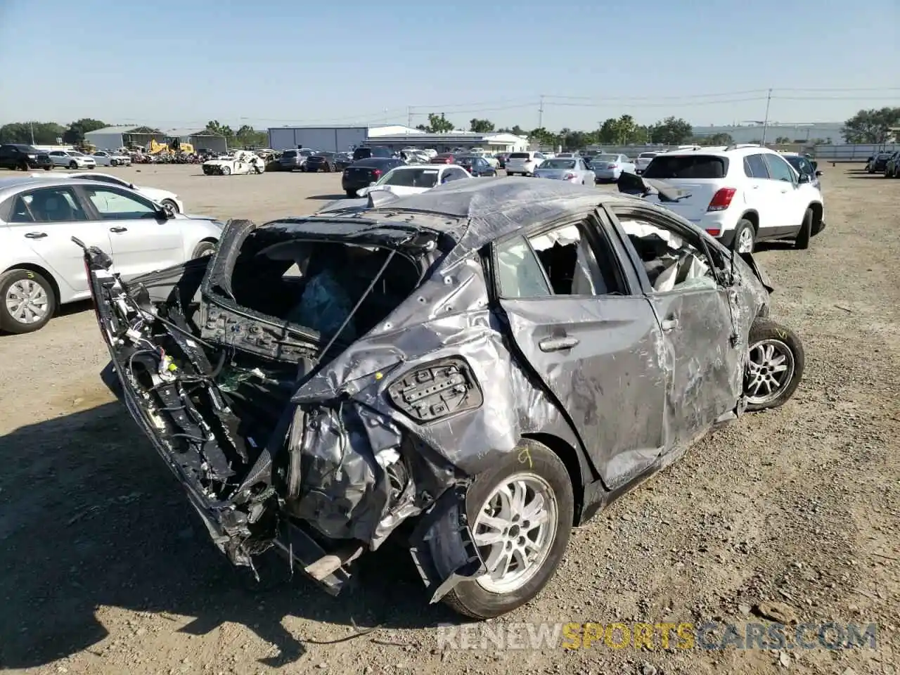 4 Photograph of a damaged car JTDKAMFP9M3192542 TOYOTA PRIUS 2021