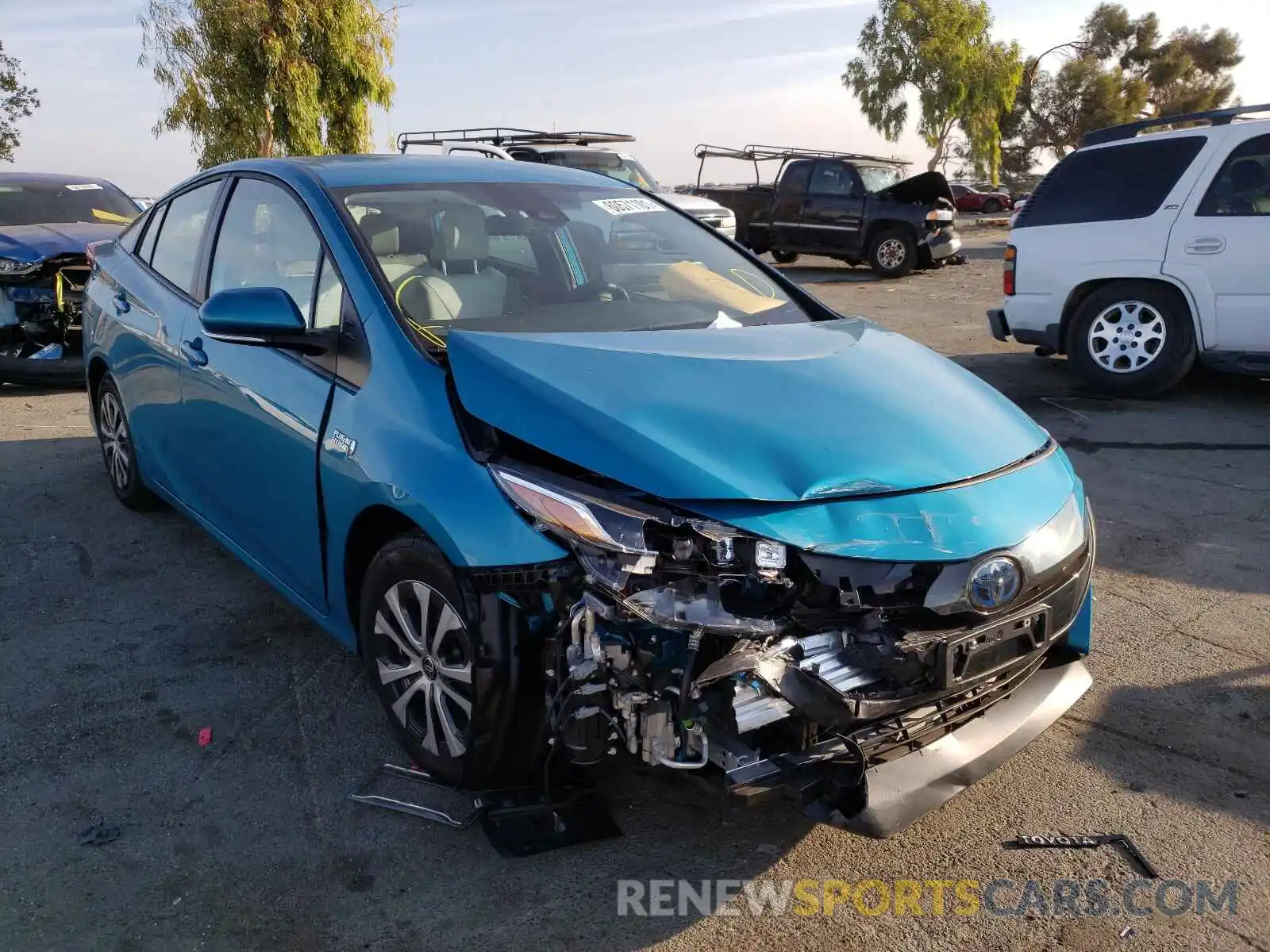 1 Photograph of a damaged car JTDKAMFP9M3196364 TOYOTA PRIUS 2021