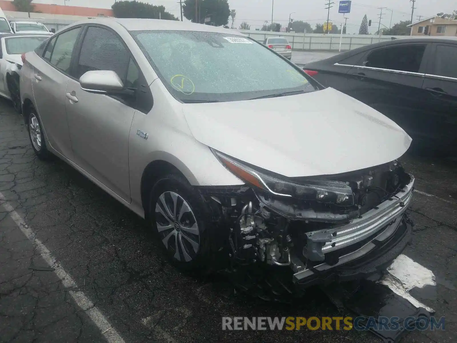 1 Photograph of a damaged car JTDKAMFPXM3165110 TOYOTA PRIUS 2021