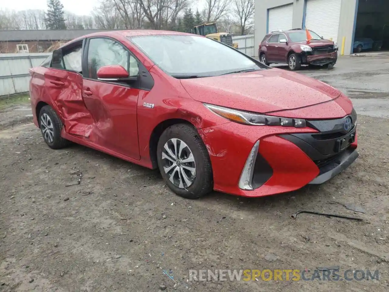 1 Photograph of a damaged car JTDKAMFPXM3165138 TOYOTA PRIUS 2021