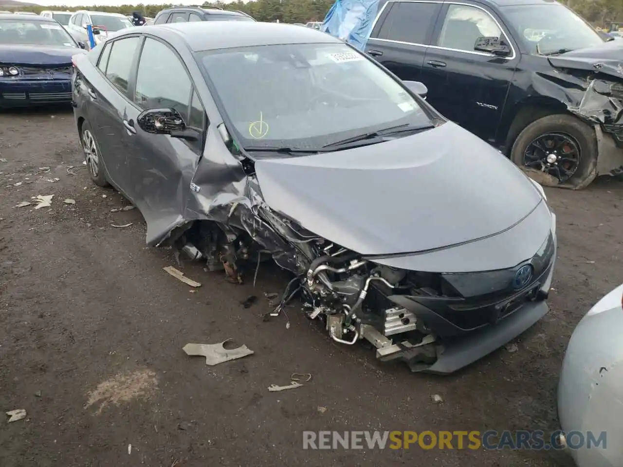 1 Photograph of a damaged car JTDKAMFPXM3165835 TOYOTA PRIUS 2021