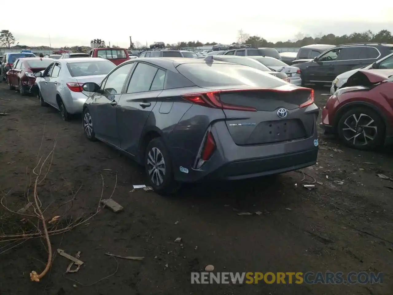 3 Photograph of a damaged car JTDKAMFPXM3165835 TOYOTA PRIUS 2021