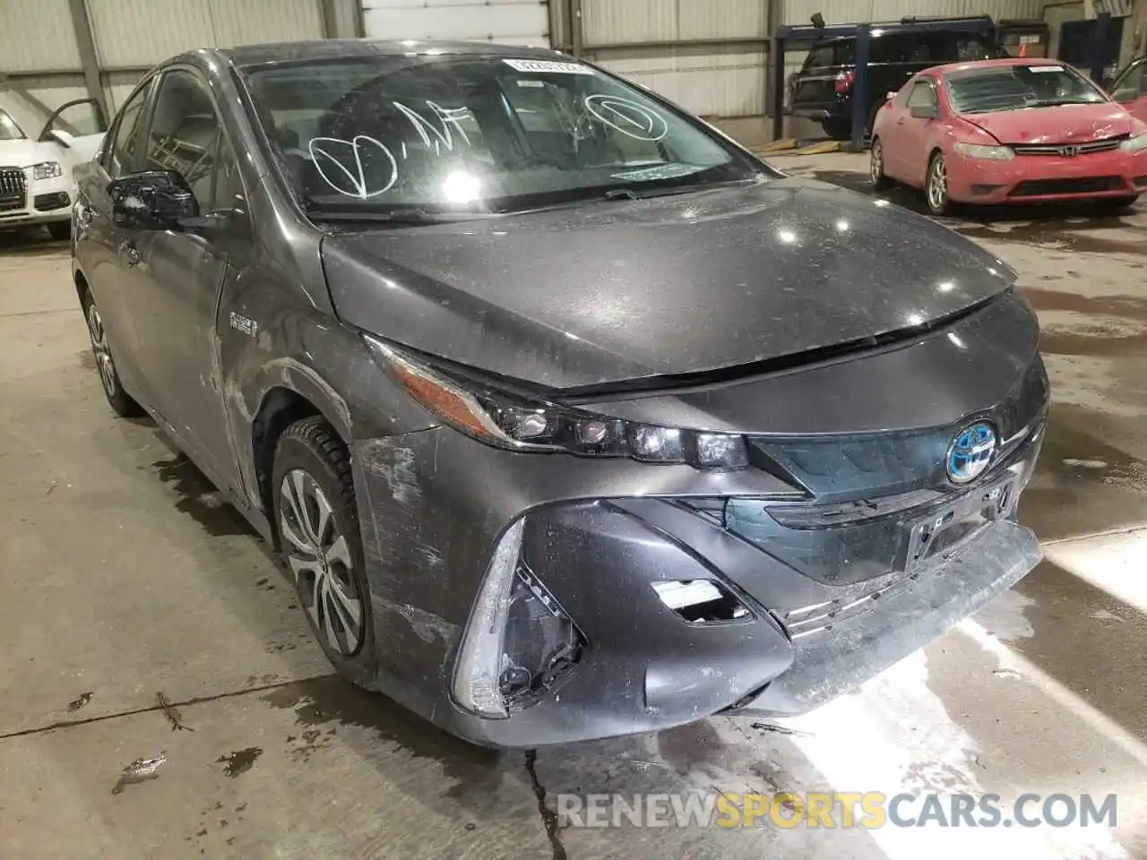 1 Photograph of a damaged car JTDKAMFPXM3167567 TOYOTA PRIUS 2021