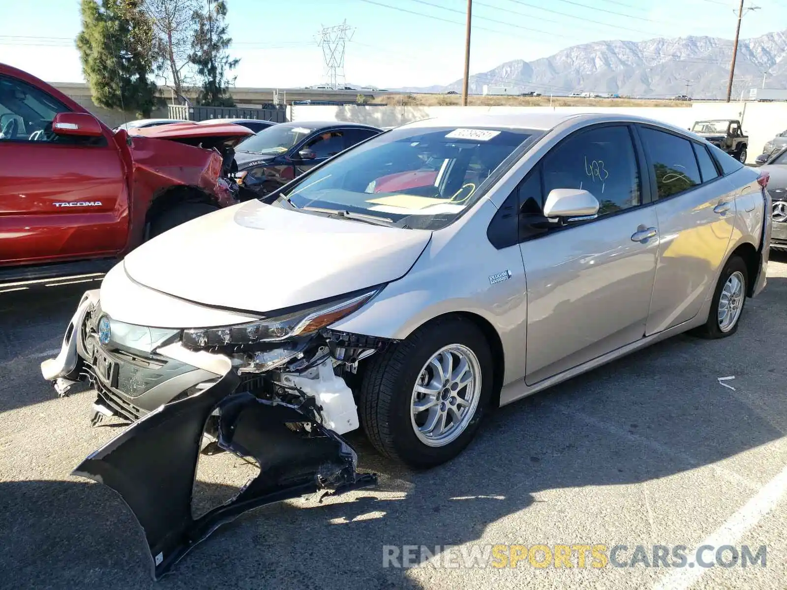 2 Photograph of a damaged car JTDKAMFPXM3170890 TOYOTA PRIUS 2021