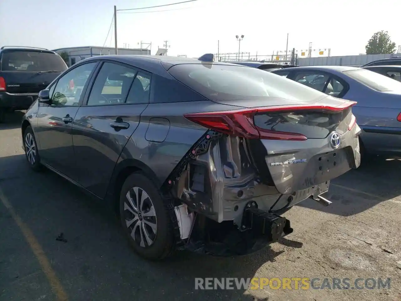 3 Photograph of a damaged car JTDKAMFPXM3176589 TOYOTA PRIUS 2021