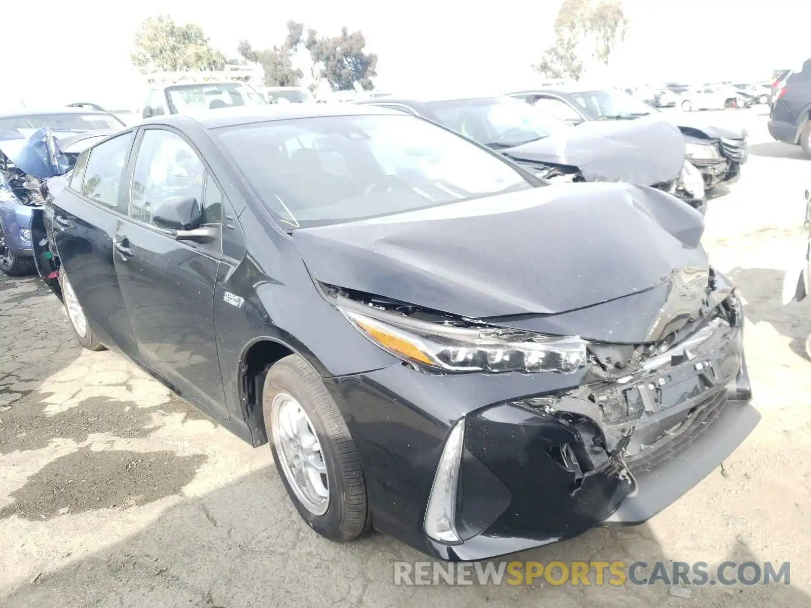 1 Photograph of a damaged car JTDKAMFPXM3176639 TOYOTA PRIUS 2021
