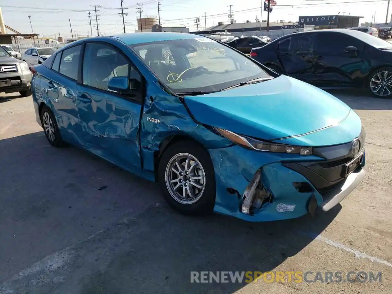 1 Photograph of a damaged car JTDKAMFPXM3180691 TOYOTA PRIUS 2021