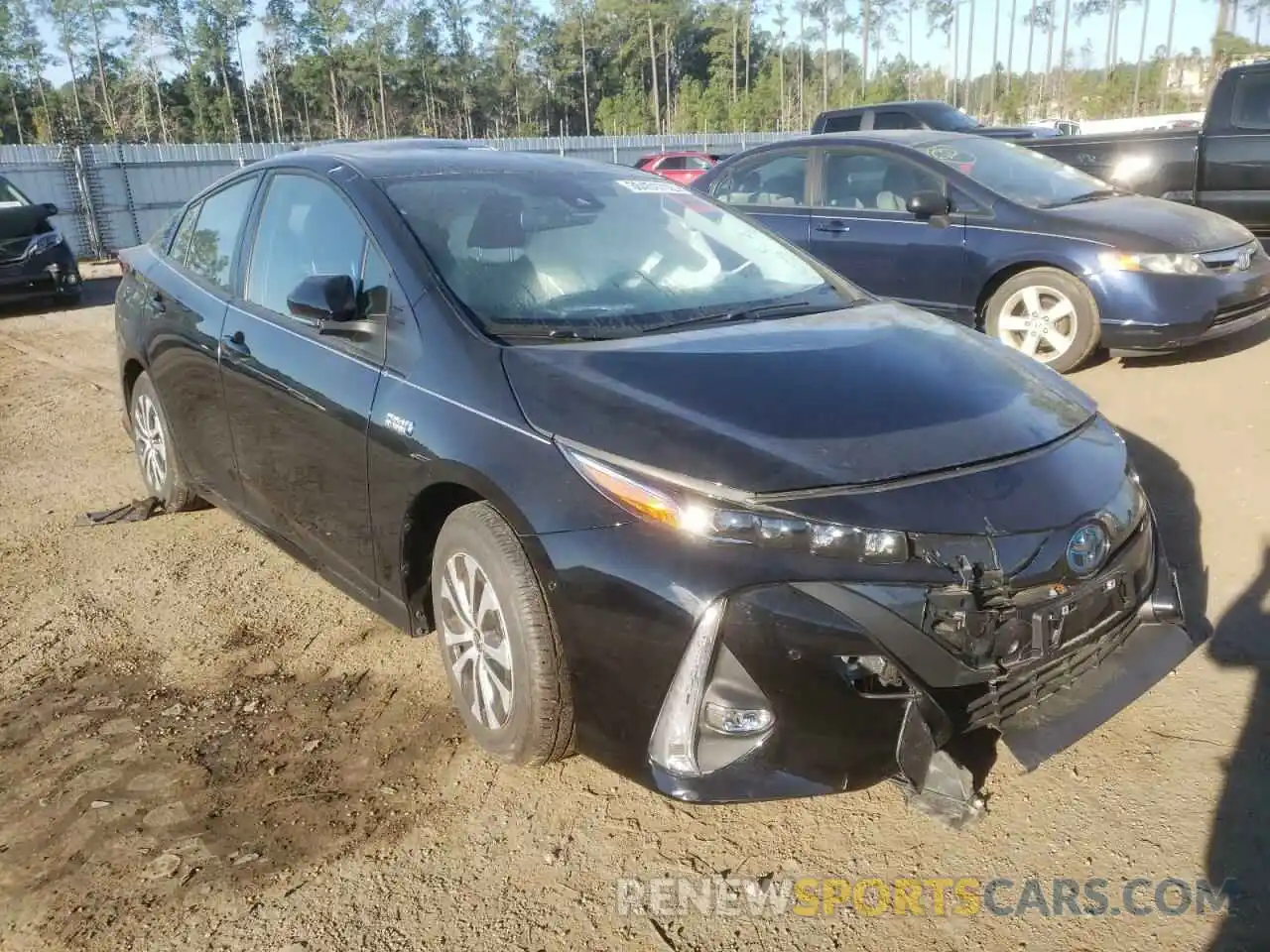 1 Photograph of a damaged car JTDKAMFPXM3188306 TOYOTA PRIUS 2021