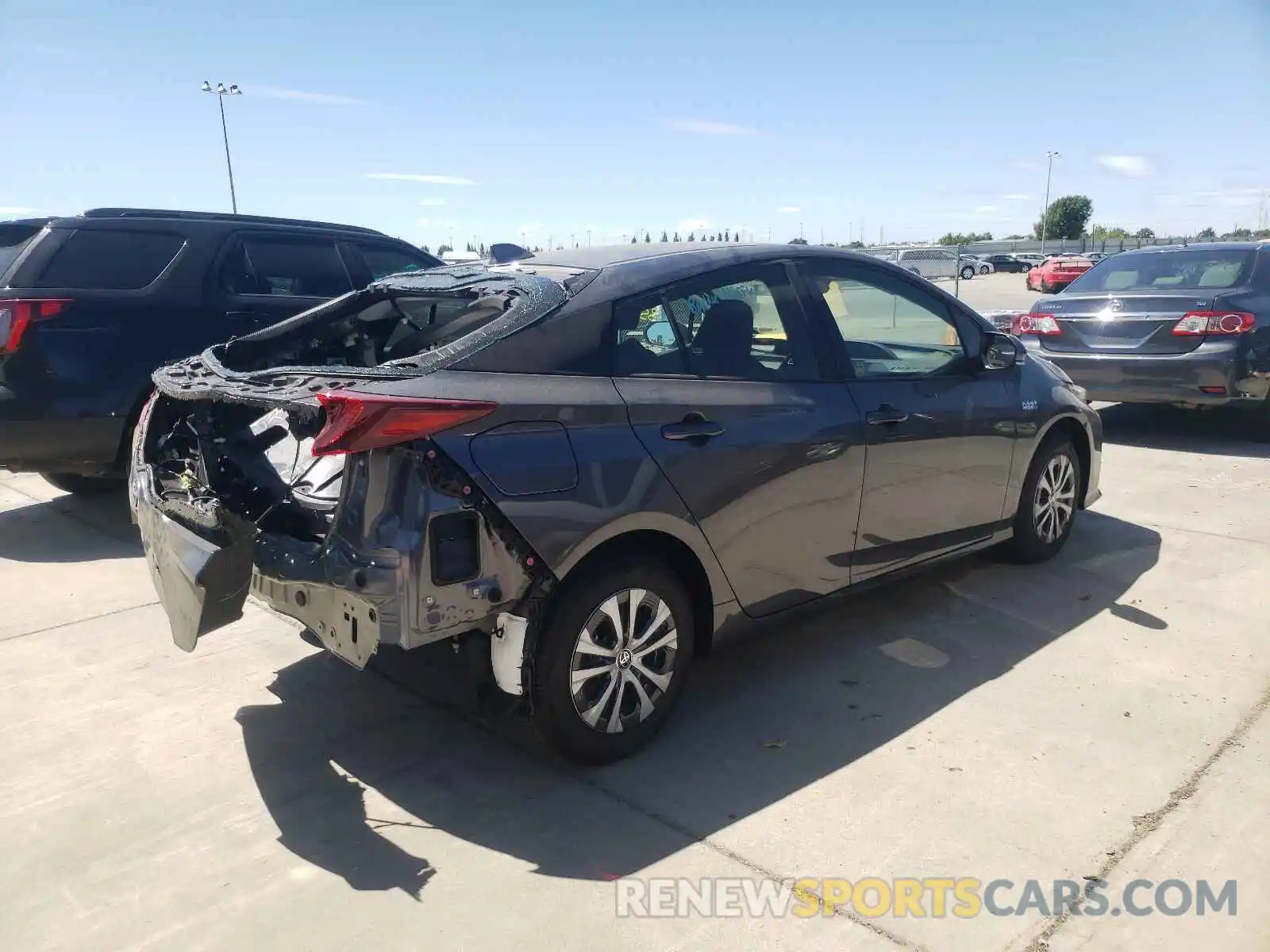 4 Photograph of a damaged car JTDKAMFPXM3188936 TOYOTA PRIUS 2021