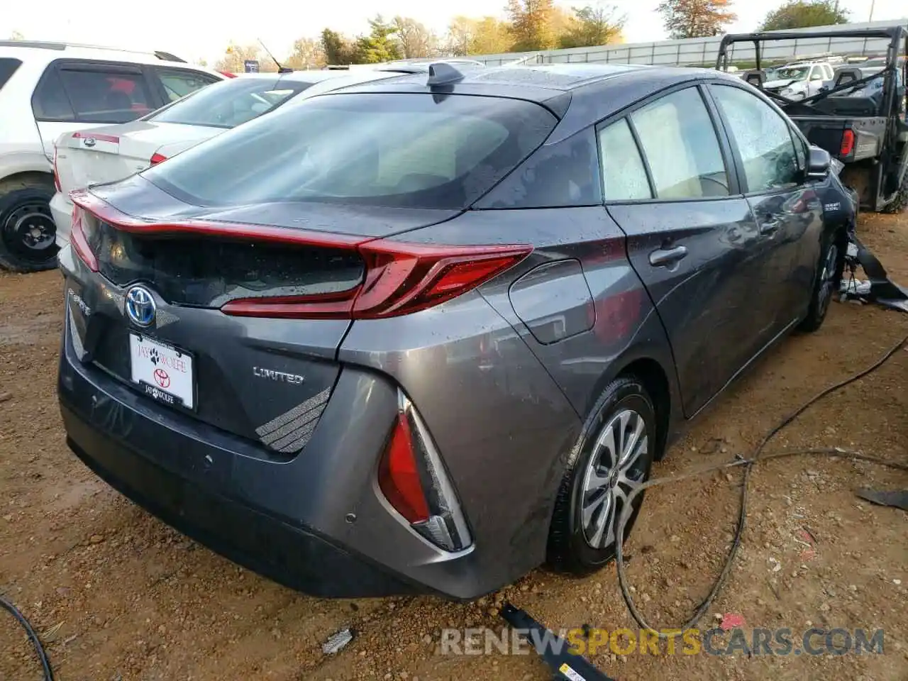 4 Photograph of a damaged car JTDKAMFPXM3194459 TOYOTA PRIUS 2021