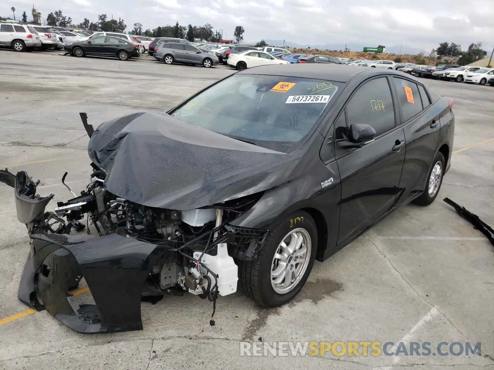 2 Photograph of a damaged car JTDKAMFPXM3196843 TOYOTA PRIUS 2021