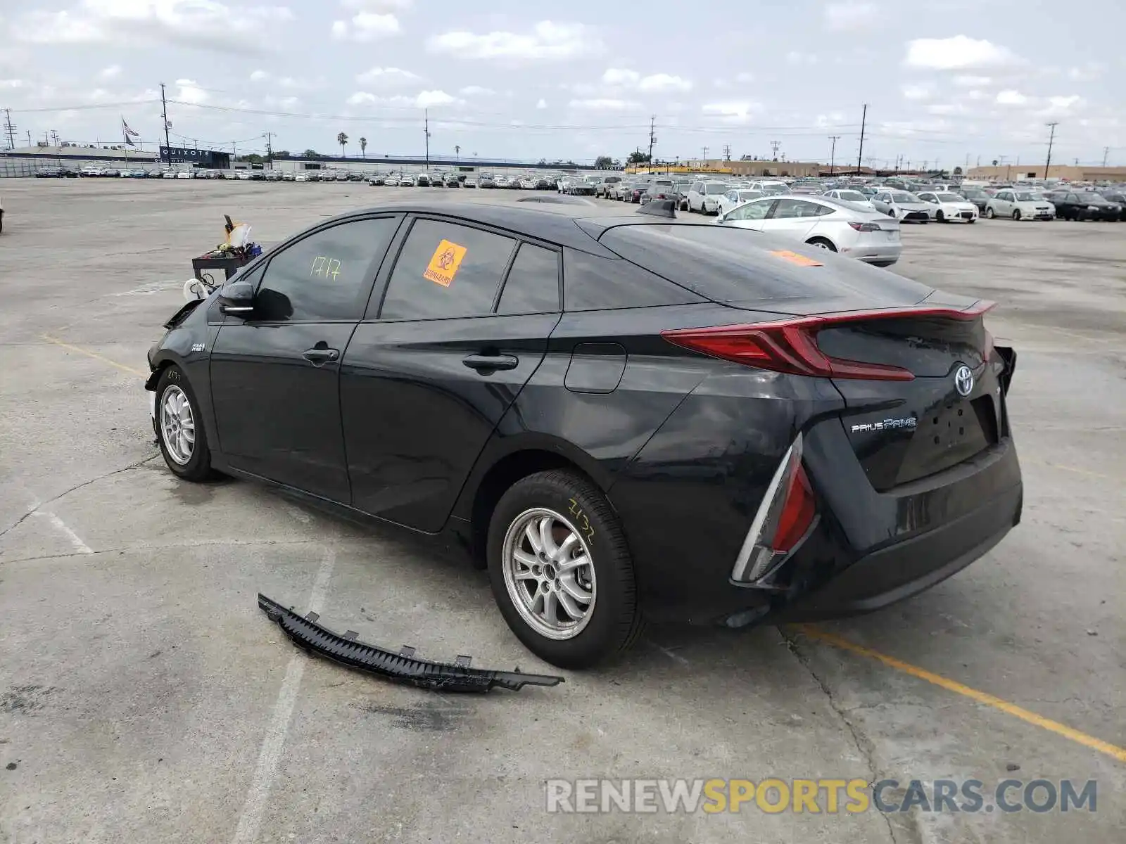 3 Photograph of a damaged car JTDKAMFPXM3196843 TOYOTA PRIUS 2021