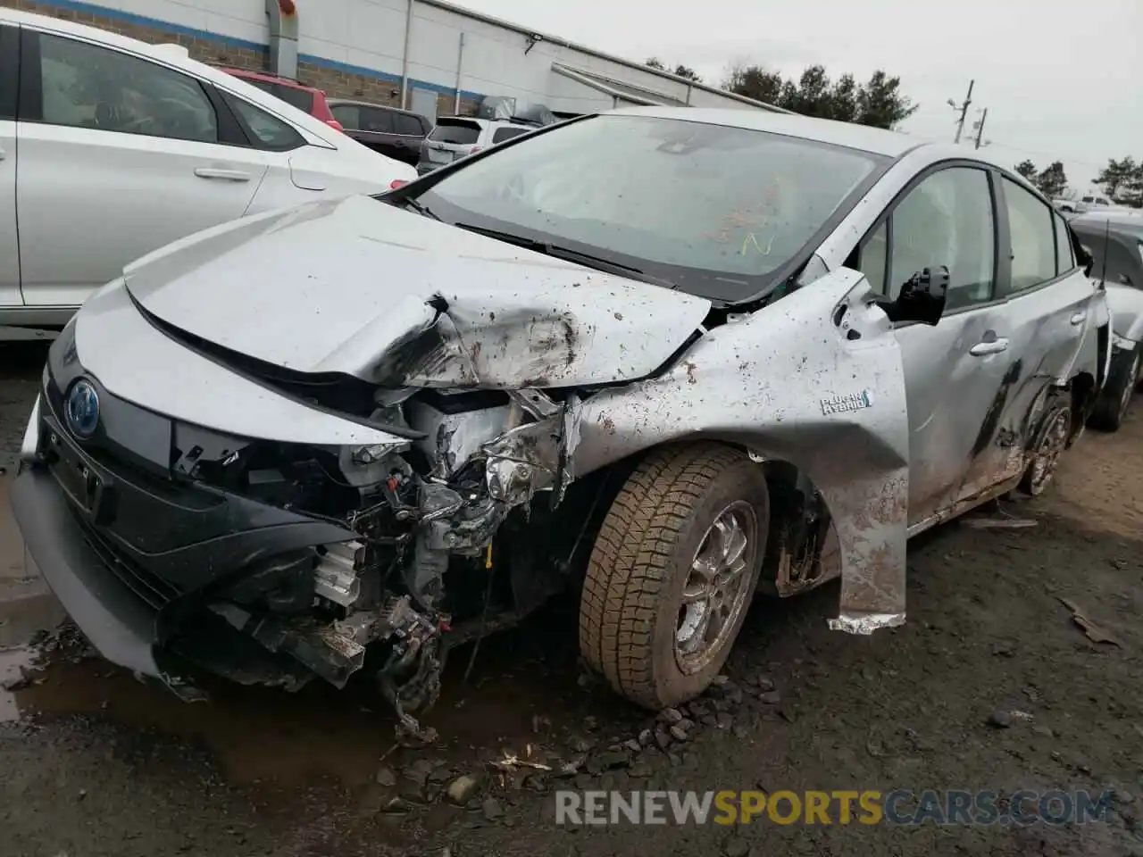 2 Photograph of a damaged car JTDKAMFPXM3197152 TOYOTA PRIUS 2021