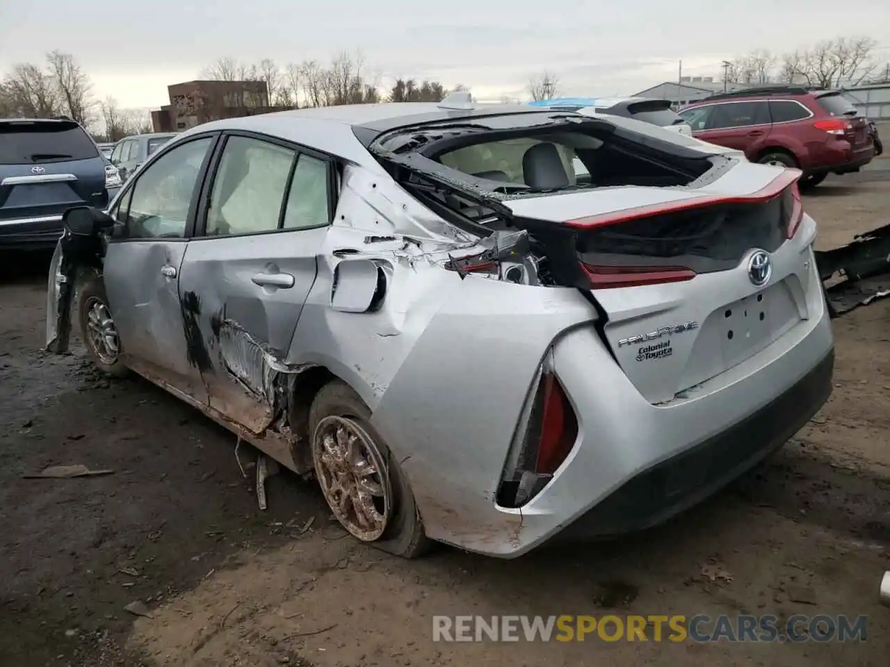 3 Photograph of a damaged car JTDKAMFPXM3197152 TOYOTA PRIUS 2021