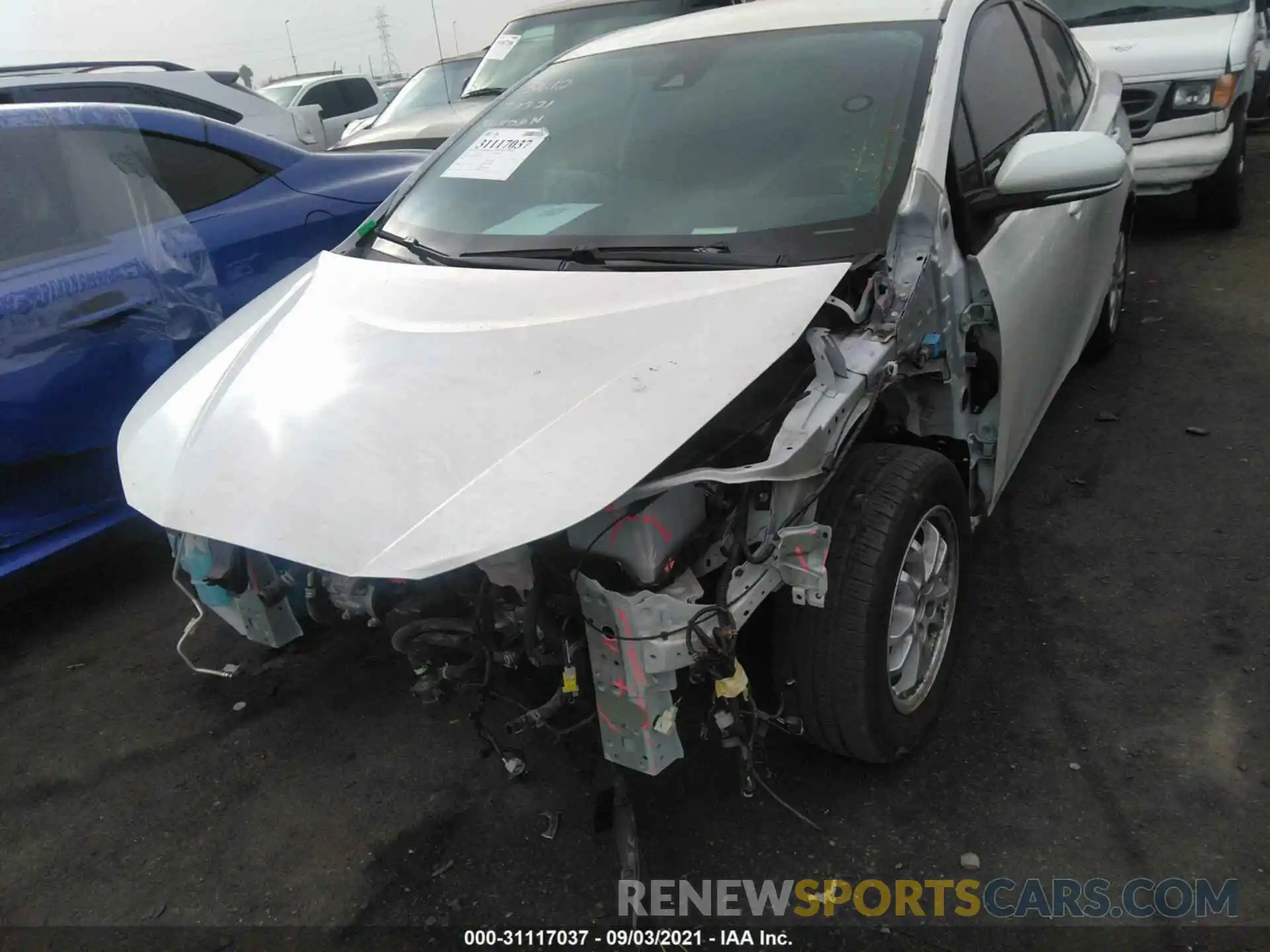 6 Photograph of a damaged car JTDKAMFU0M3127214 TOYOTA PRIUS 2021