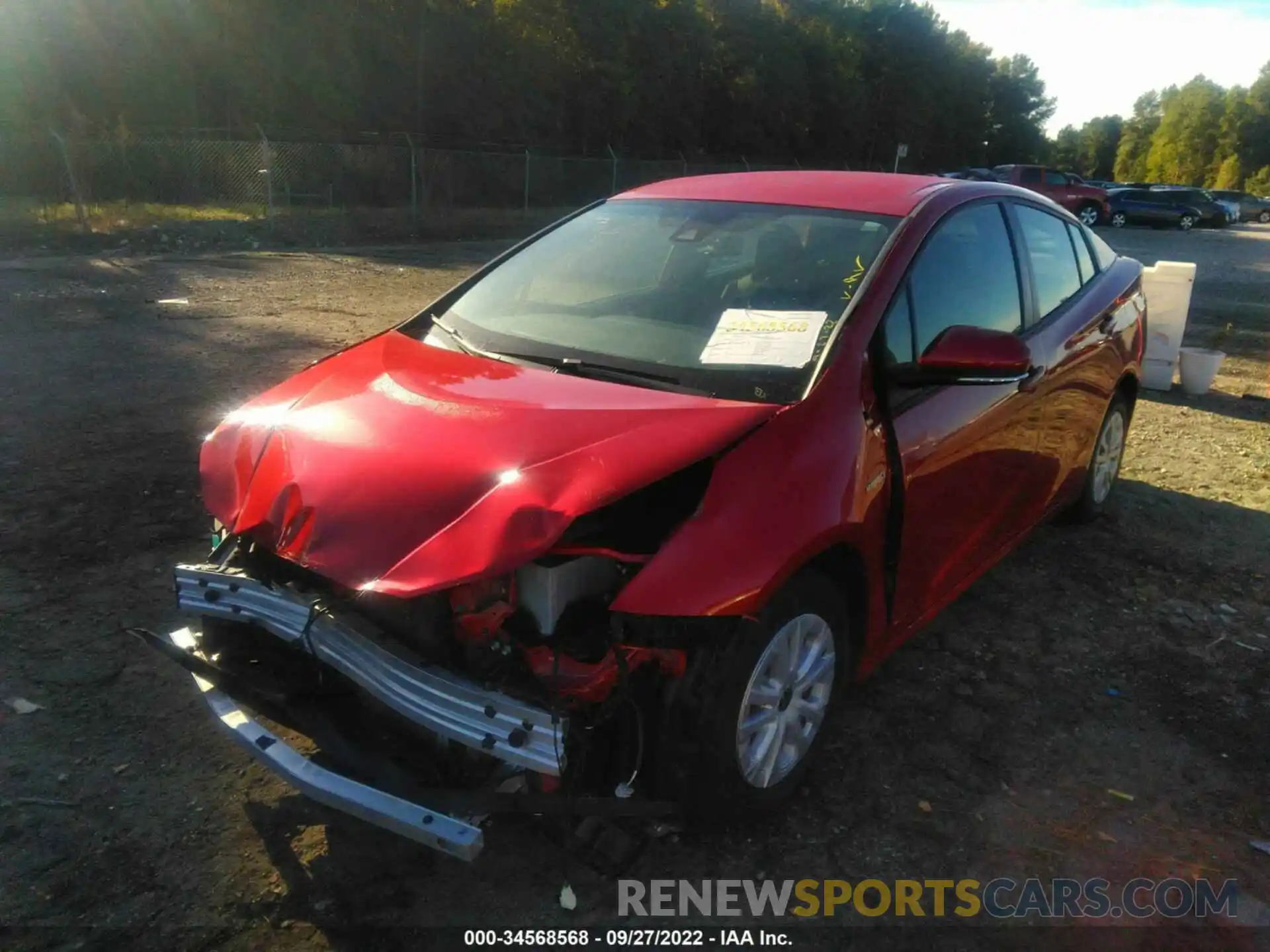 2 Photograph of a damaged car JTDKAMFU0M3127312 TOYOTA PRIUS 2021