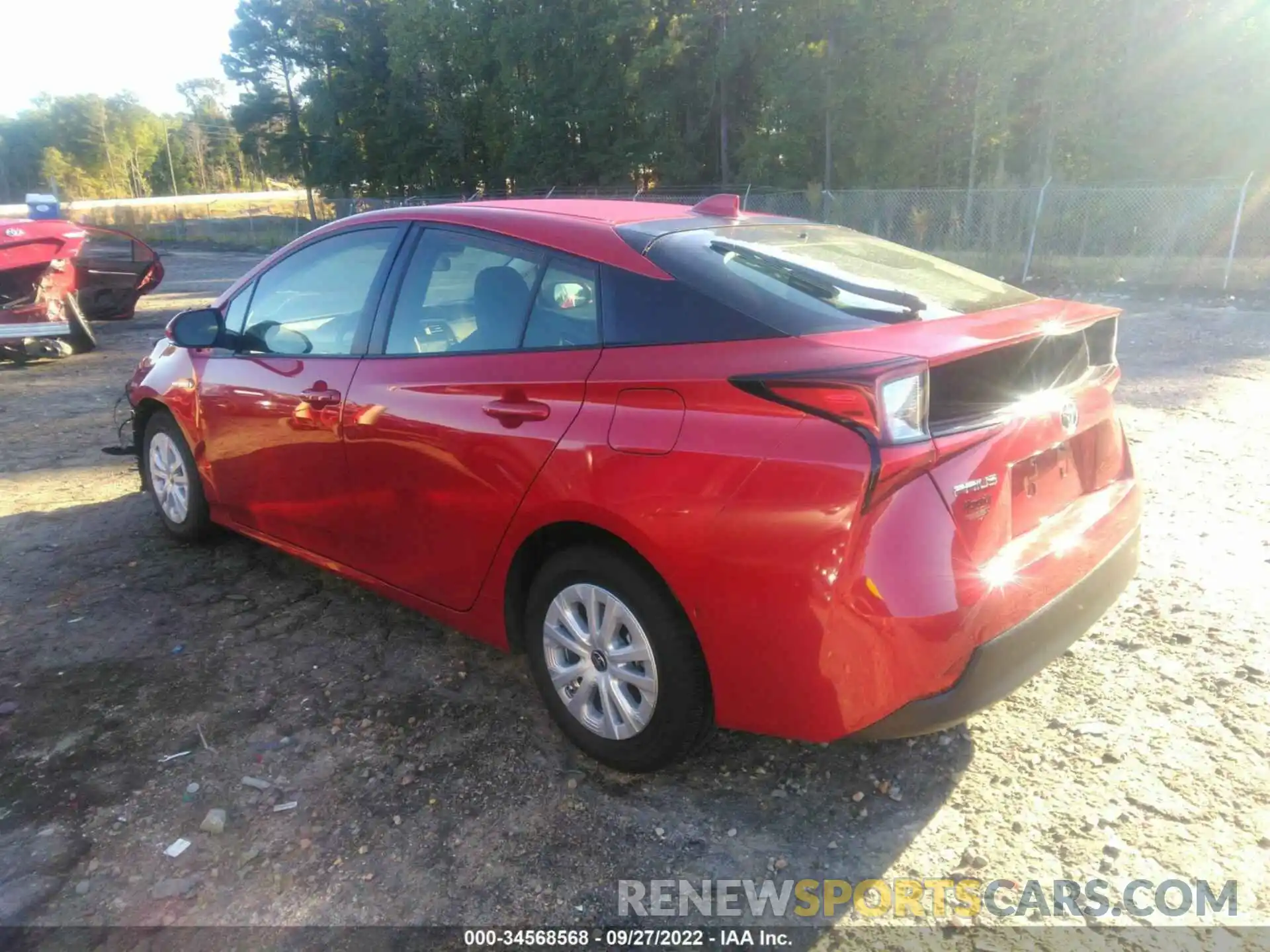 3 Photograph of a damaged car JTDKAMFU0M3127312 TOYOTA PRIUS 2021