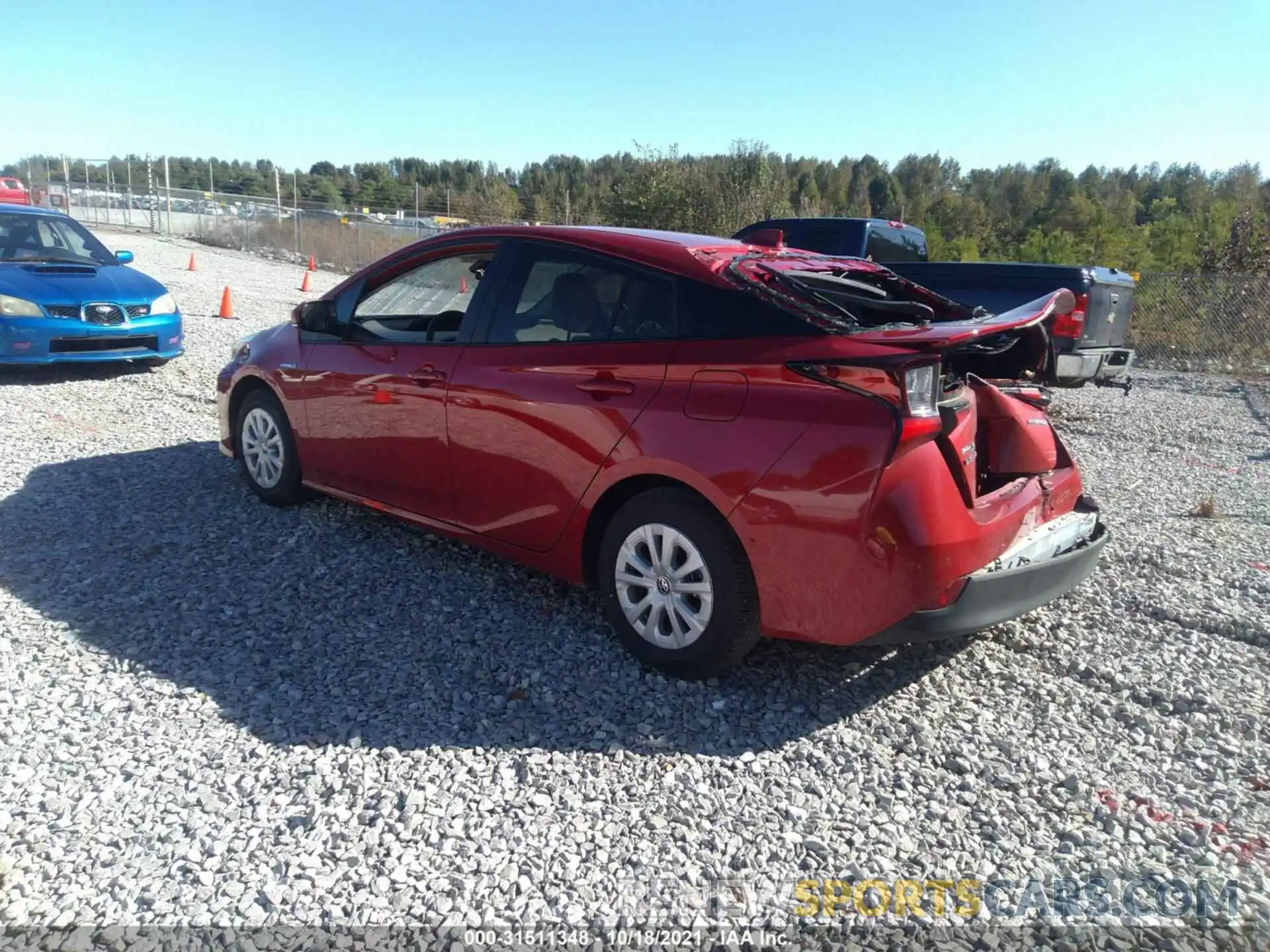 3 Photograph of a damaged car JTDKAMFU0M3129318 TOYOTA PRIUS 2021