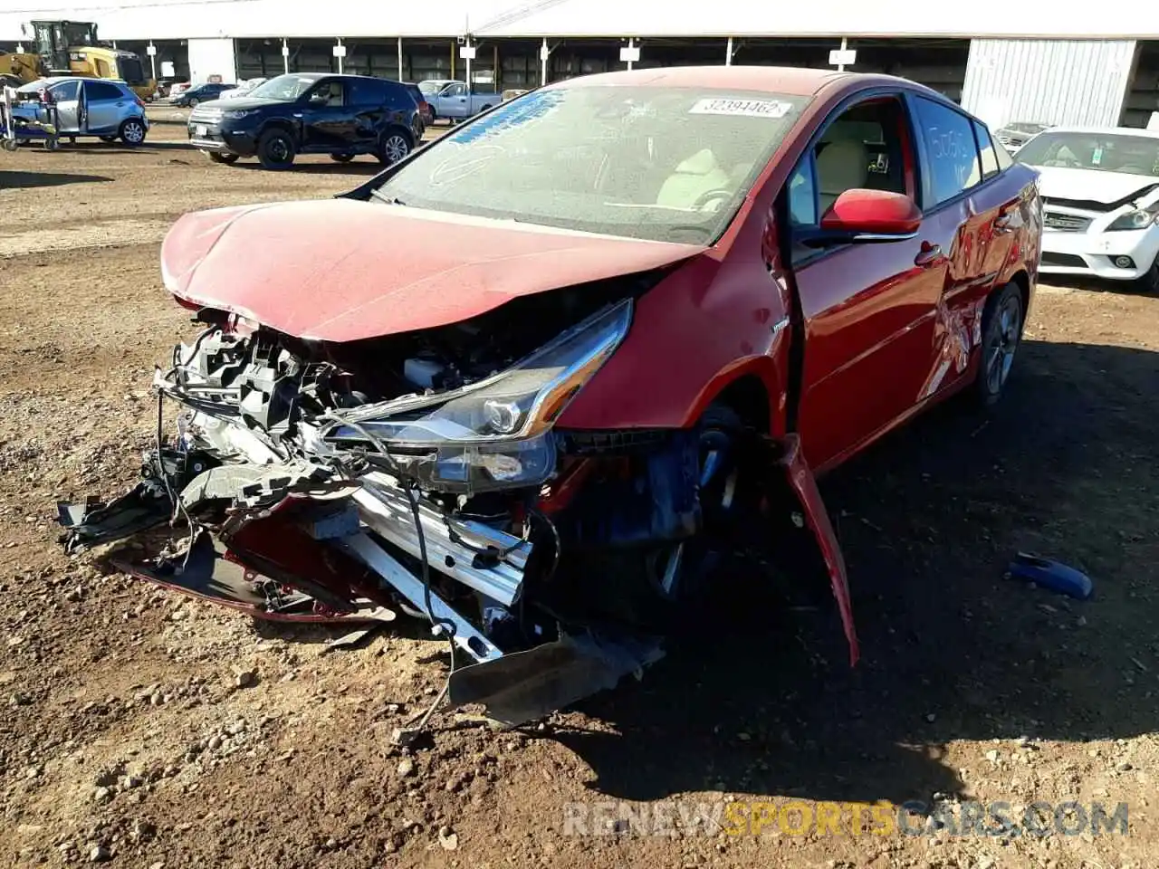 9 Фотография поврежденного автомобиля JTDKAMFU0M3132266 TOYOTA PRIUS 2021