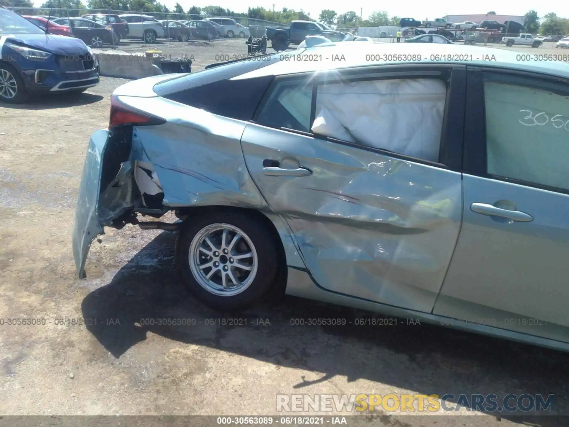 6 Photograph of a damaged car JTDKAMFU0M3133658 TOYOTA PRIUS 2021