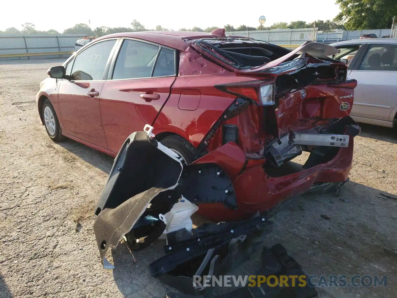 3 Photograph of a damaged car JTDKAMFU0M3134468 TOYOTA PRIUS 2021