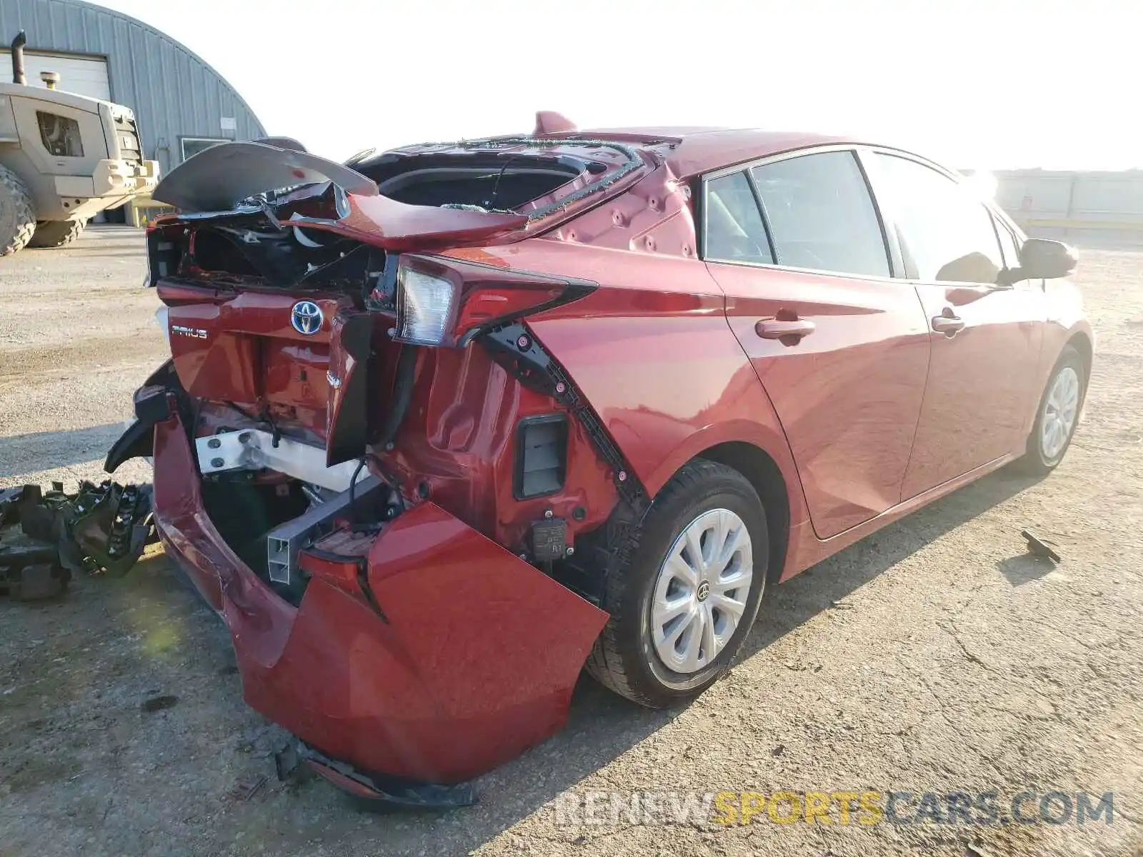 4 Photograph of a damaged car JTDKAMFU0M3134468 TOYOTA PRIUS 2021