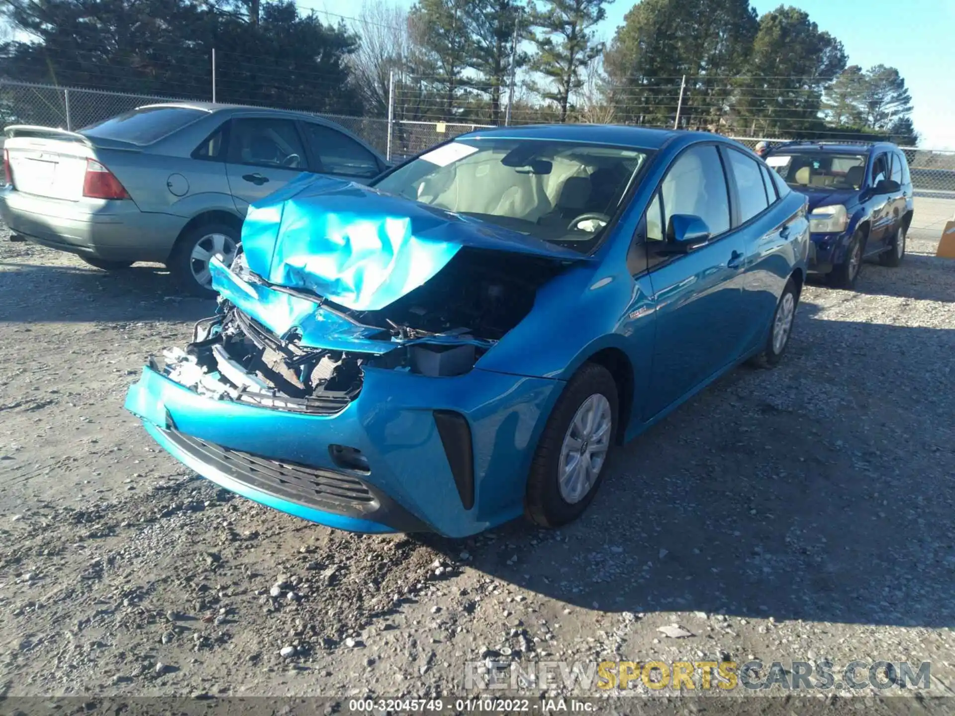 2 Photograph of a damaged car JTDKAMFU0M3136933 TOYOTA PRIUS 2021