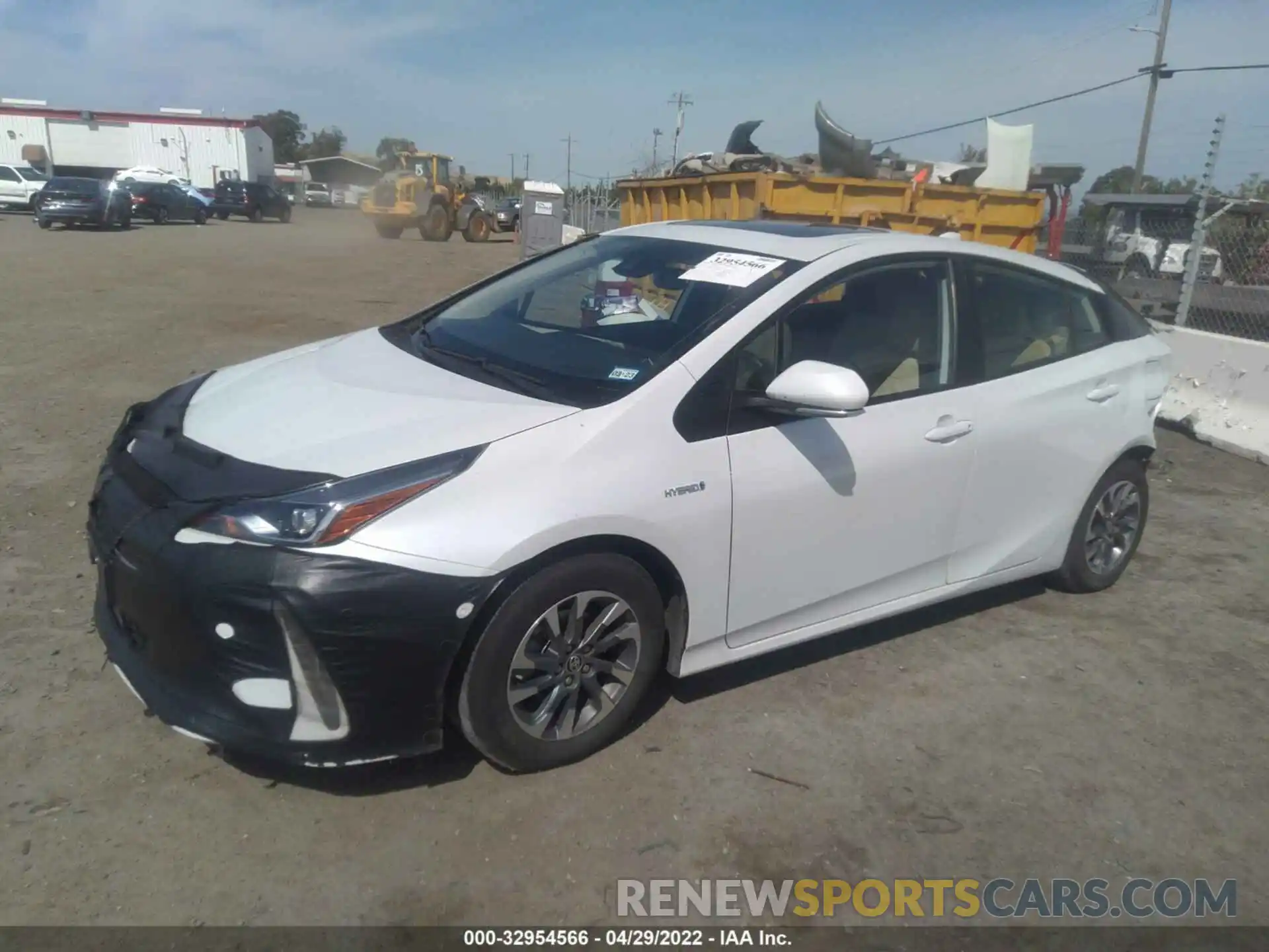 2 Фотография поврежденного автомобиля JTDKAMFU0M3137158 TOYOTA PRIUS 2021