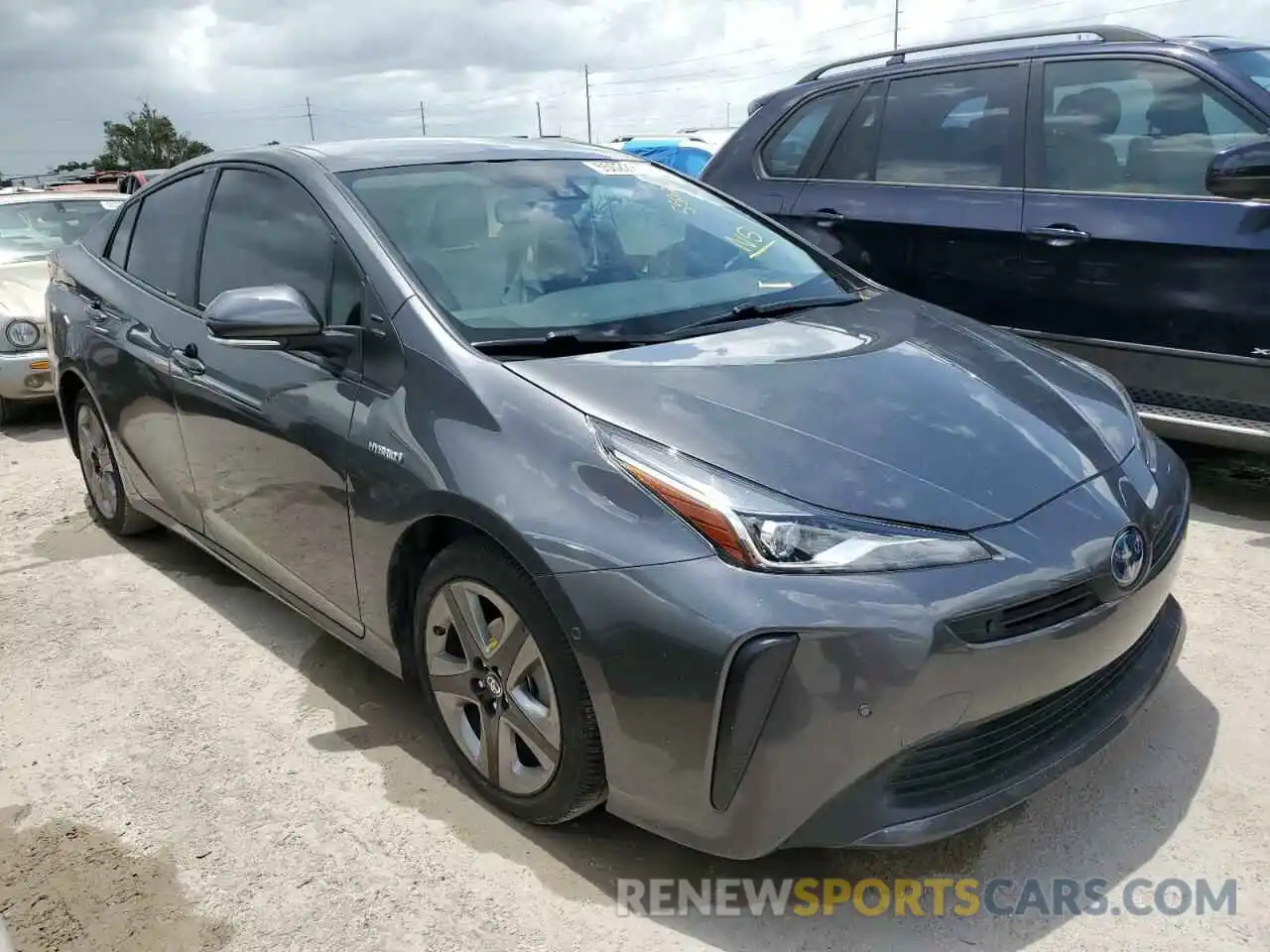 1 Photograph of a damaged car JTDKAMFU0M3137189 TOYOTA PRIUS 2021