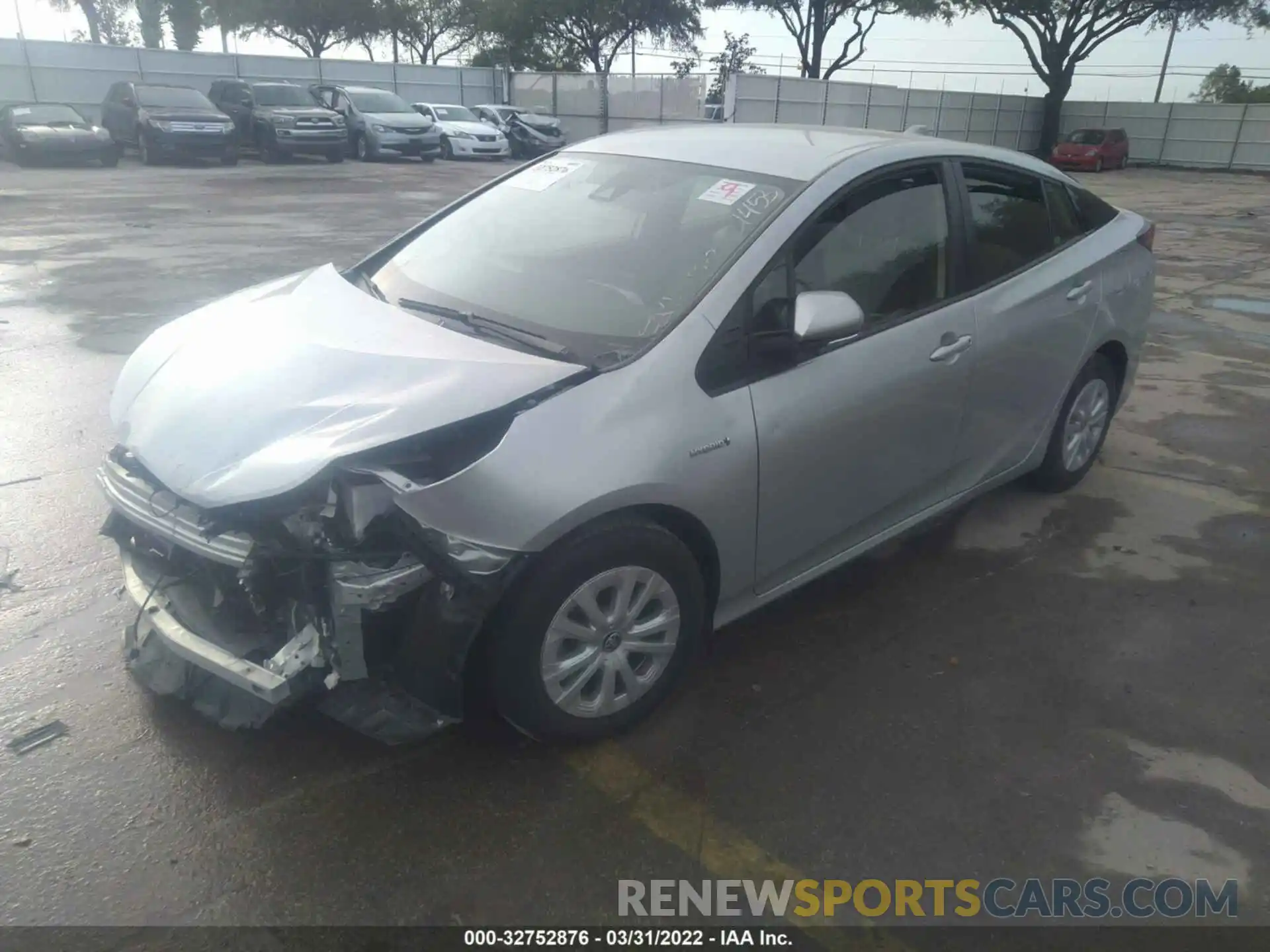 2 Photograph of a damaged car JTDKAMFU0M3141453 TOYOTA PRIUS 2021