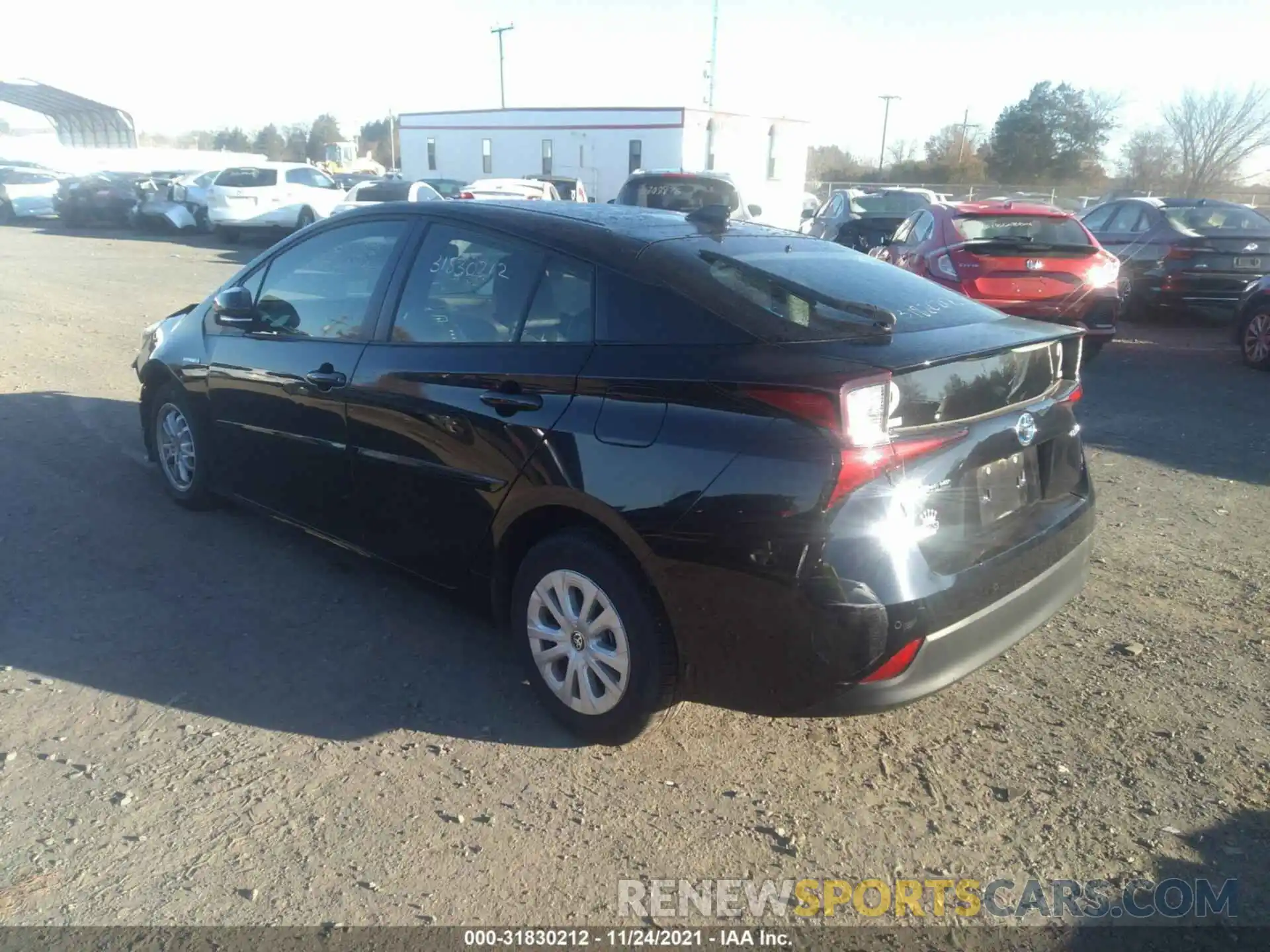 3 Photograph of a damaged car JTDKAMFU0M3142098 TOYOTA PRIUS 2021