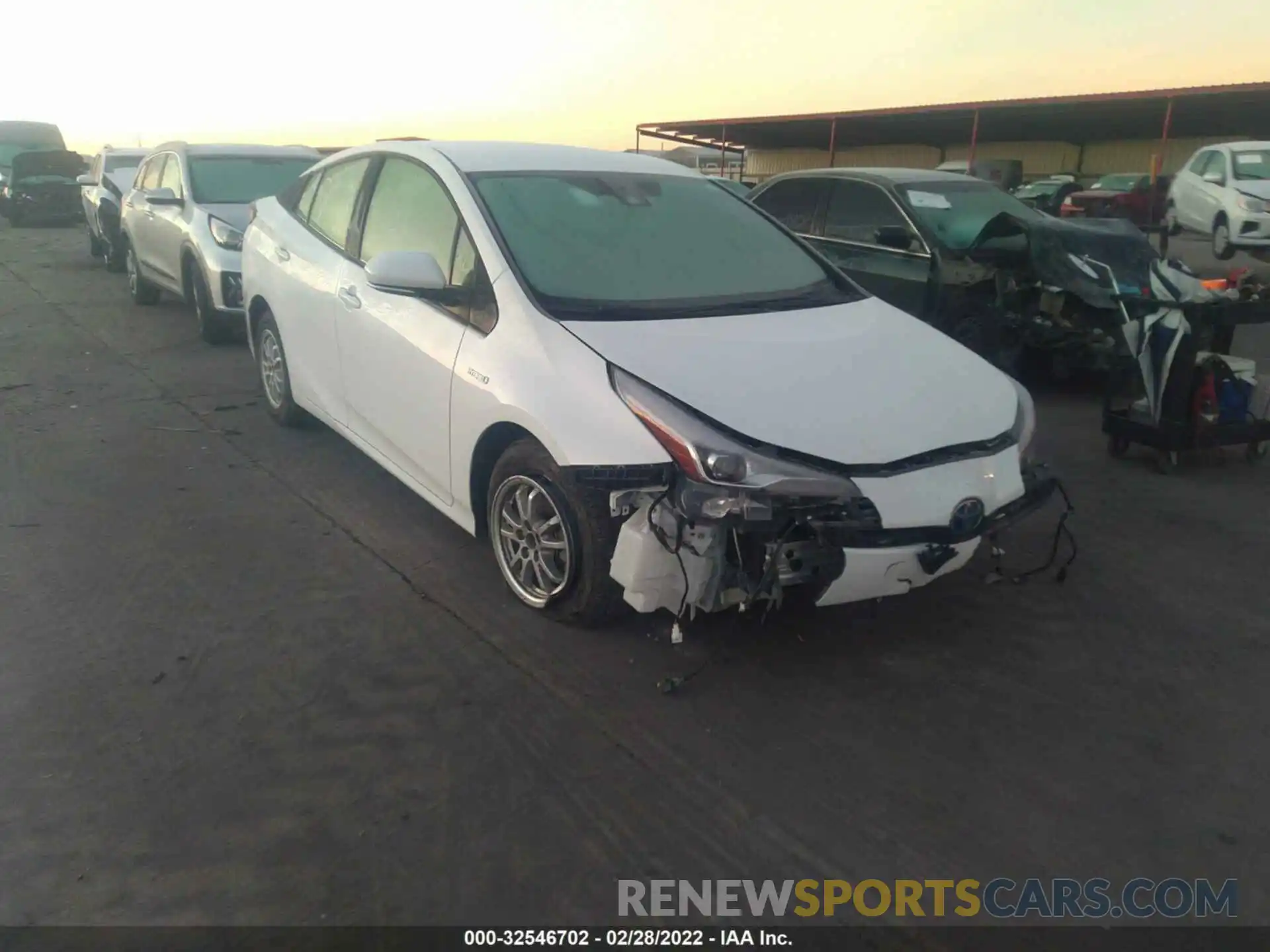 1 Photograph of a damaged car JTDKAMFU0M3144126 TOYOTA PRIUS 2021