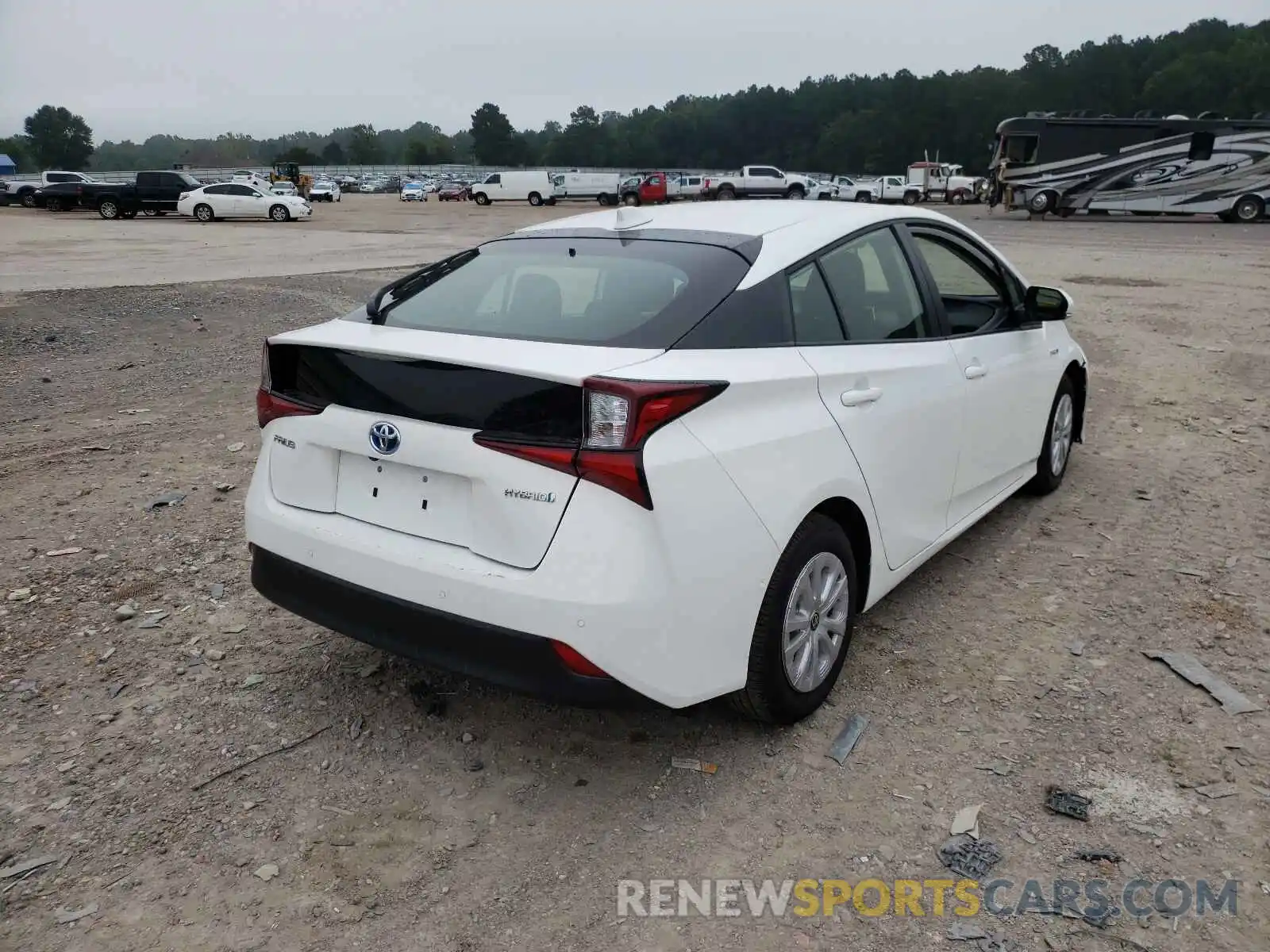 4 Photograph of a damaged car JTDKAMFU0M3145485 TOYOTA PRIUS 2021