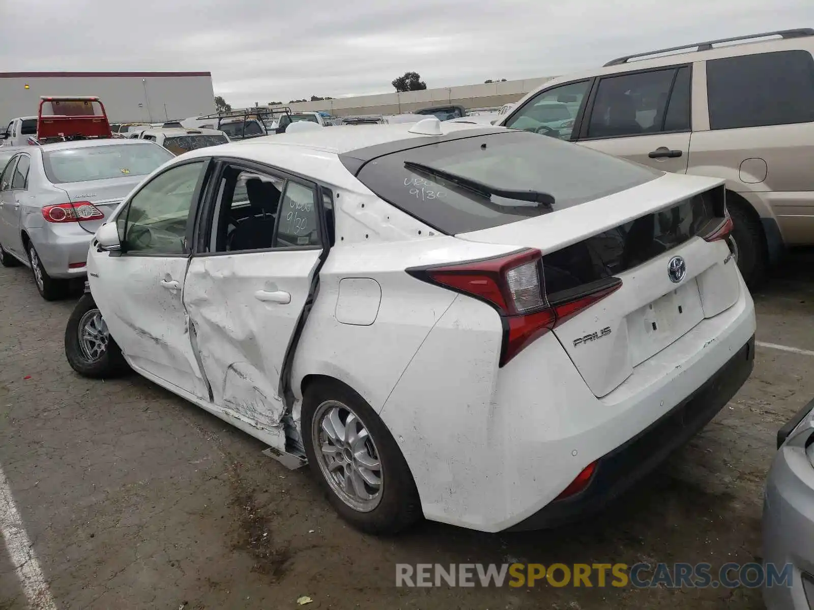 3 Photograph of a damaged car JTDKAMFU0M3146619 TOYOTA PRIUS 2021