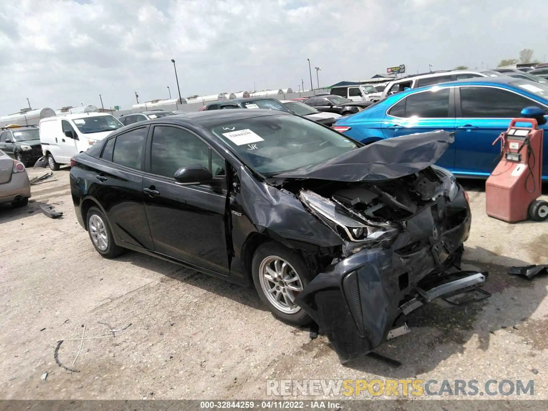 1 Photograph of a damaged car JTDKAMFU0M3147141 TOYOTA PRIUS 2021