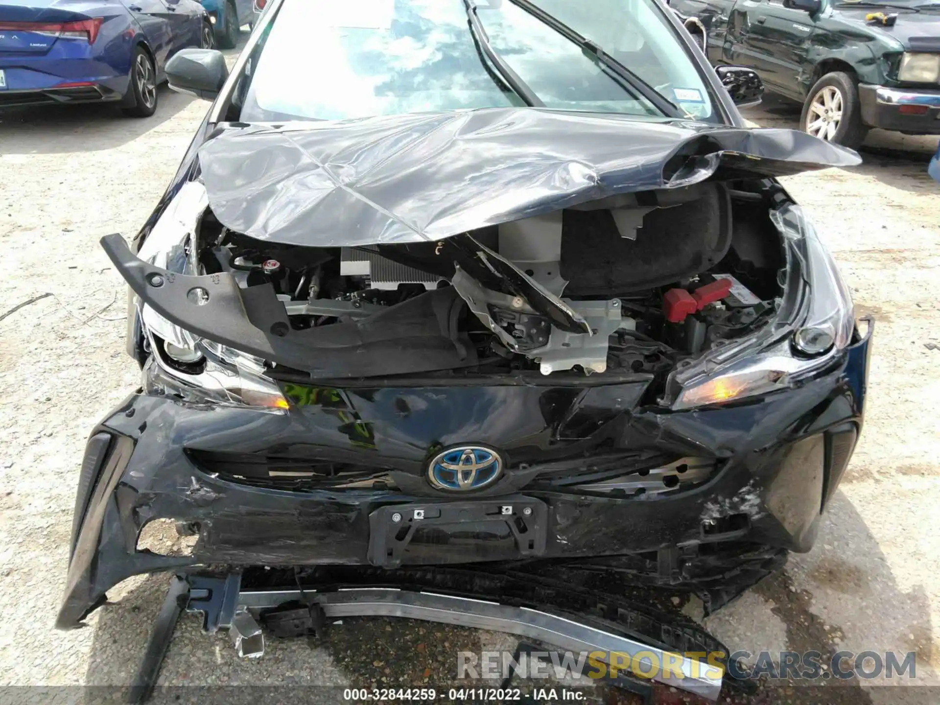 6 Фотография поврежденного автомобиля JTDKAMFU0M3147141 TOYOTA PRIUS 2021