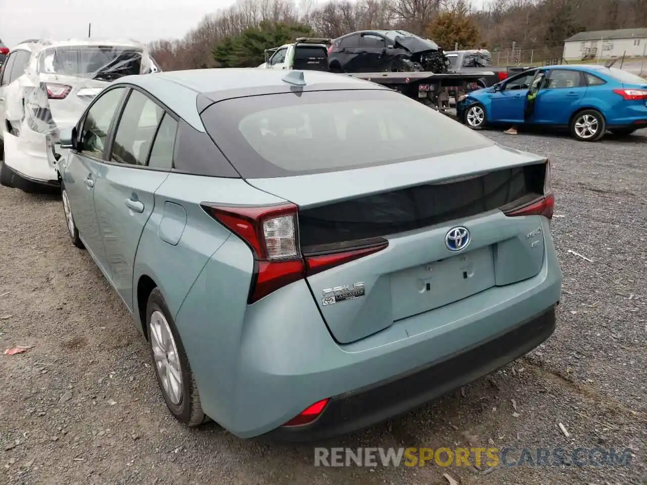 3 Photograph of a damaged car JTDKAMFU0M3147804 TOYOTA PRIUS 2021