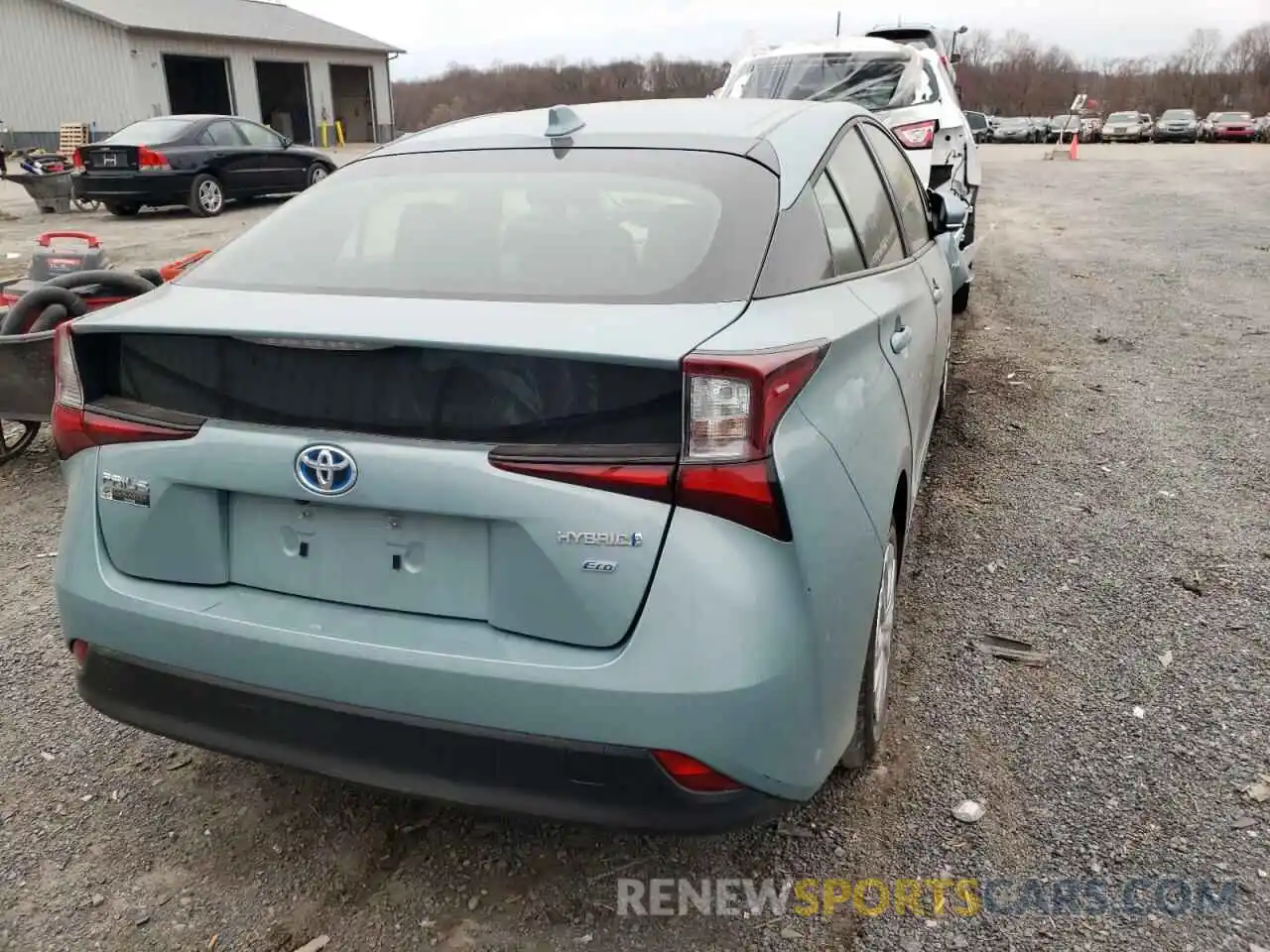 4 Photograph of a damaged car JTDKAMFU0M3147804 TOYOTA PRIUS 2021