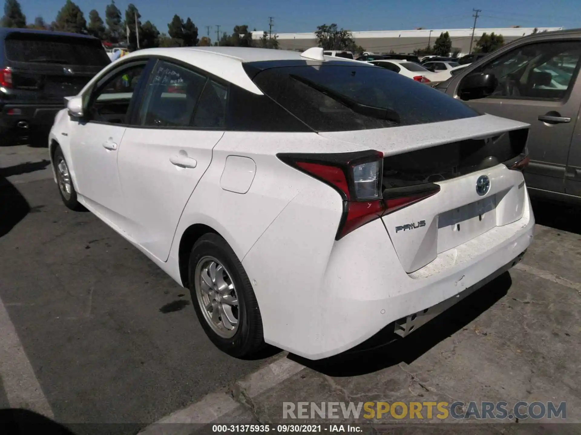 3 Photograph of a damaged car JTDKAMFU0M3148080 TOYOTA PRIUS 2021