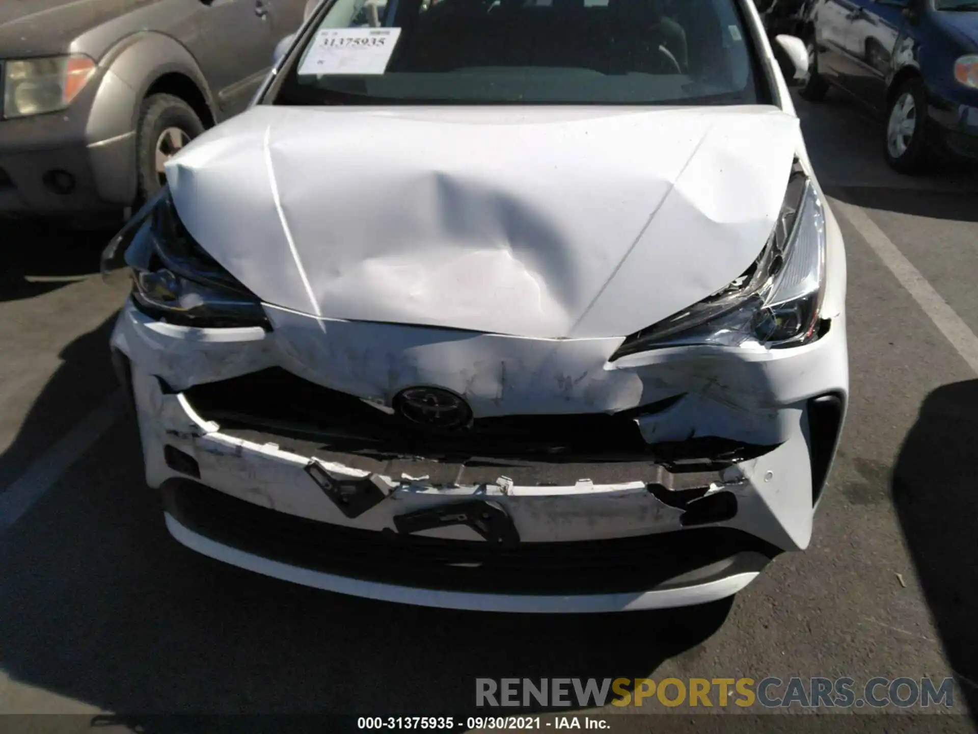 6 Photograph of a damaged car JTDKAMFU0M3148080 TOYOTA PRIUS 2021